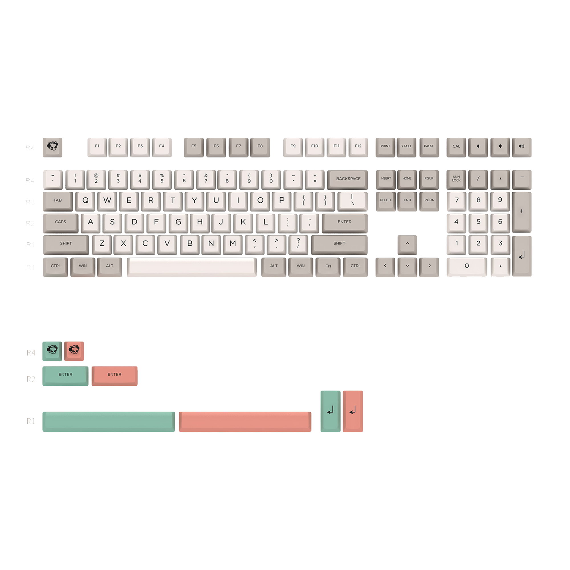 Akko 9009 Dye-Sub Keycap Set(116-Key)