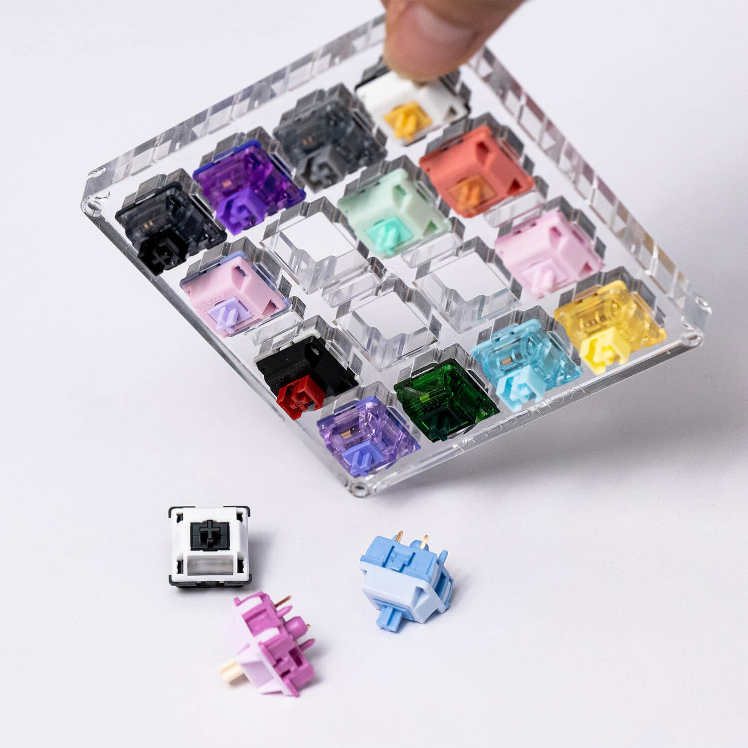 Monsgeek 16 key switch tester details