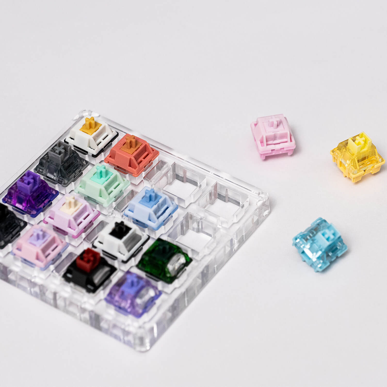 Monsgeek 16 key switch tester without dust proof top case