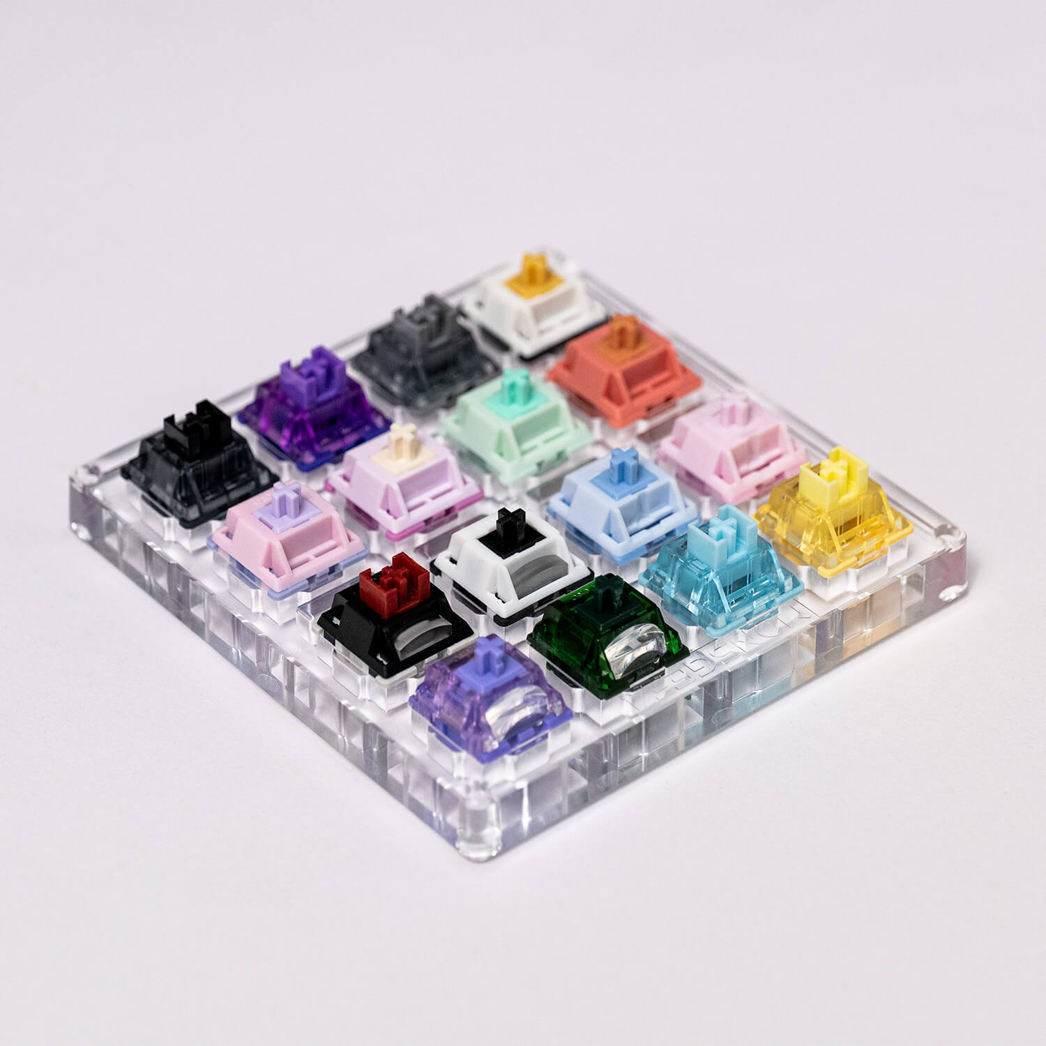 Monsgeek 16 key switch tester without dust proof top case