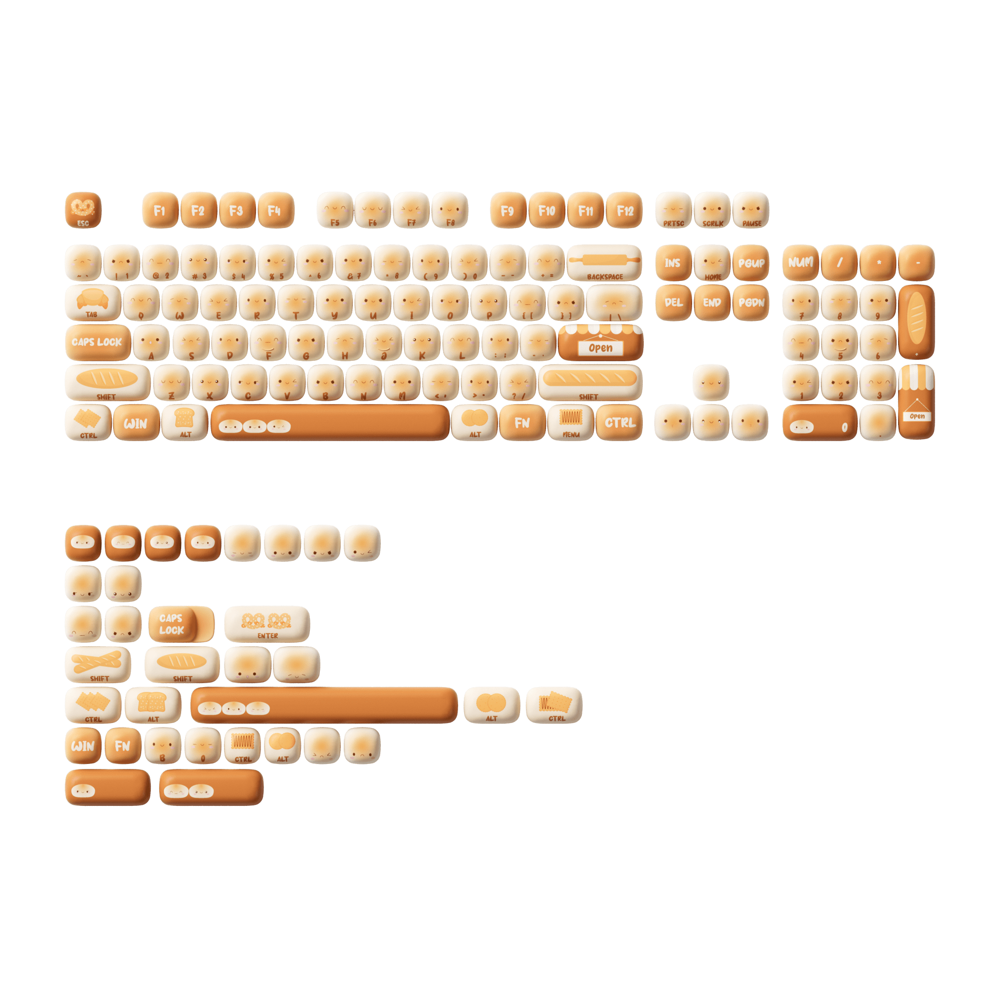 Akko Bun Wonderland Keycap Set (138-key)