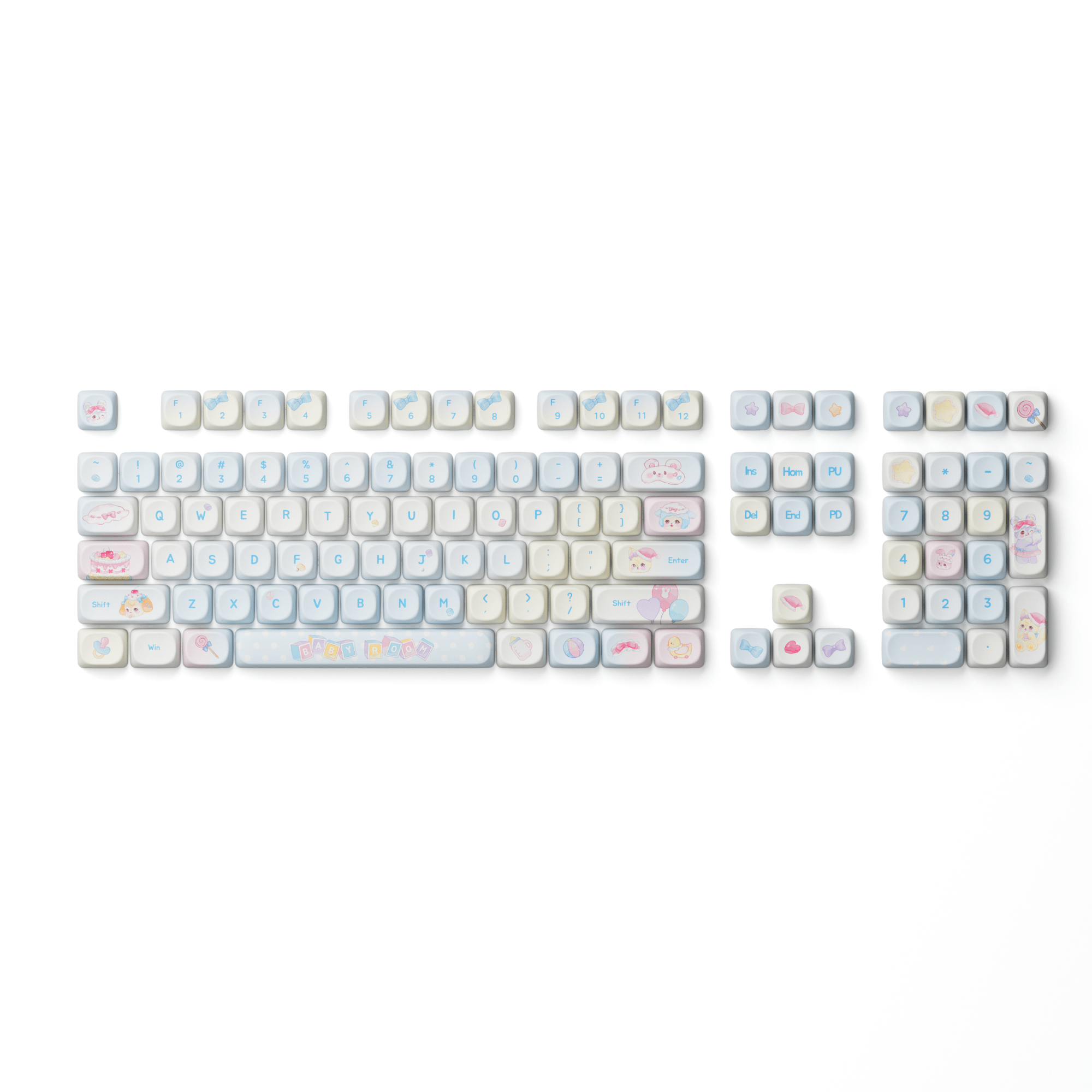 Akko Butterfly Fantasy Keycap Set (140-key)