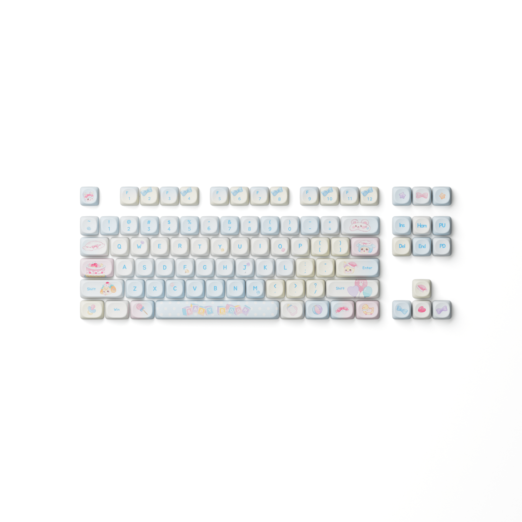 Akko Butterfly Fantasy Keycap Set (140-key)