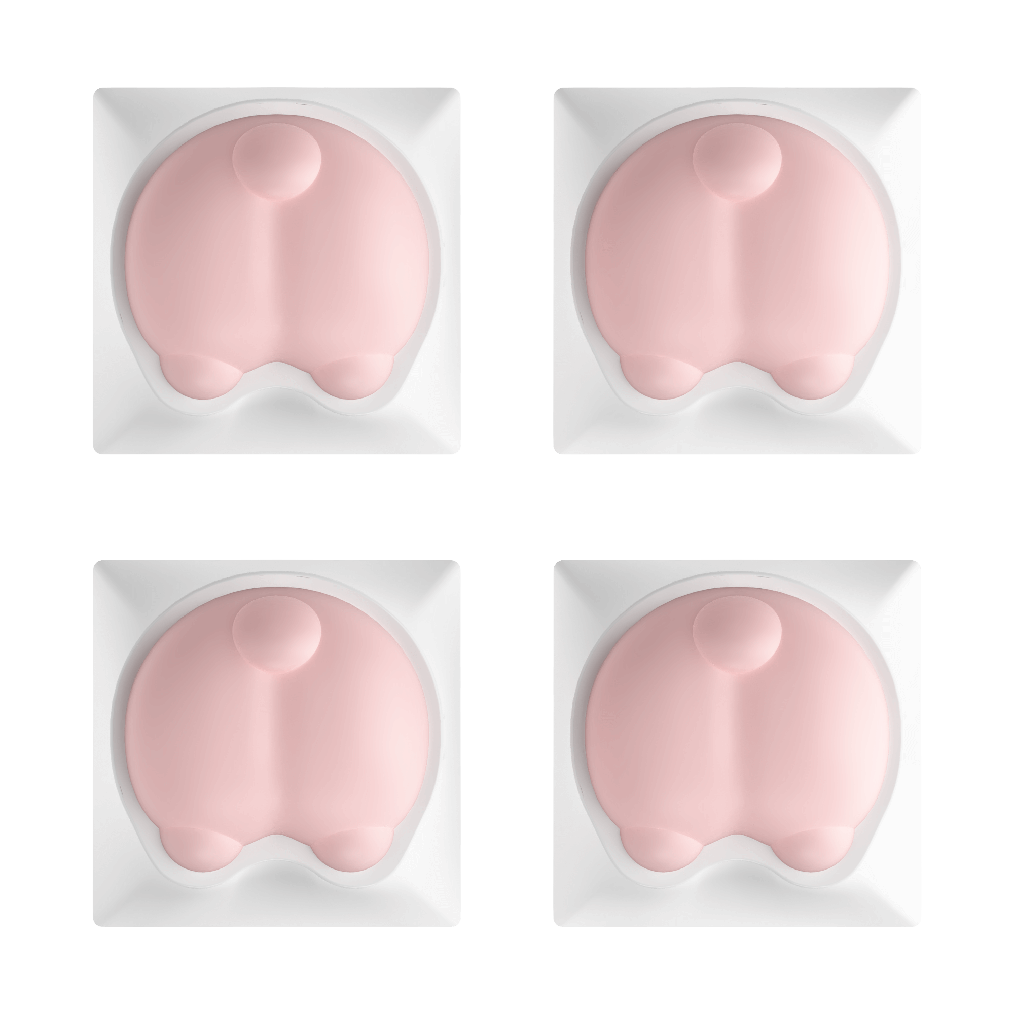 Rock, Paper, Scissors and Praise Artisan Keycaps