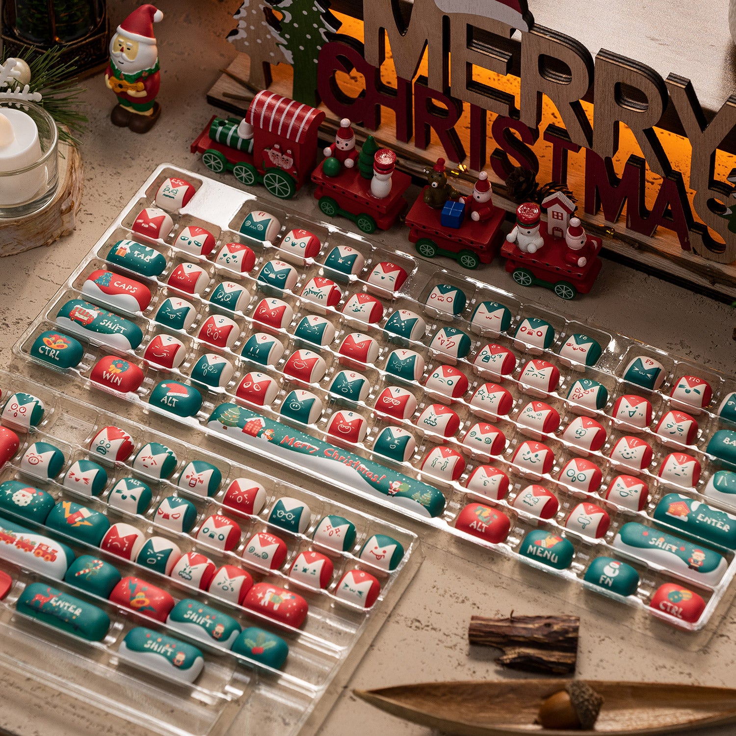 Akko Christmas Fantasy Keycap Set (137-key)