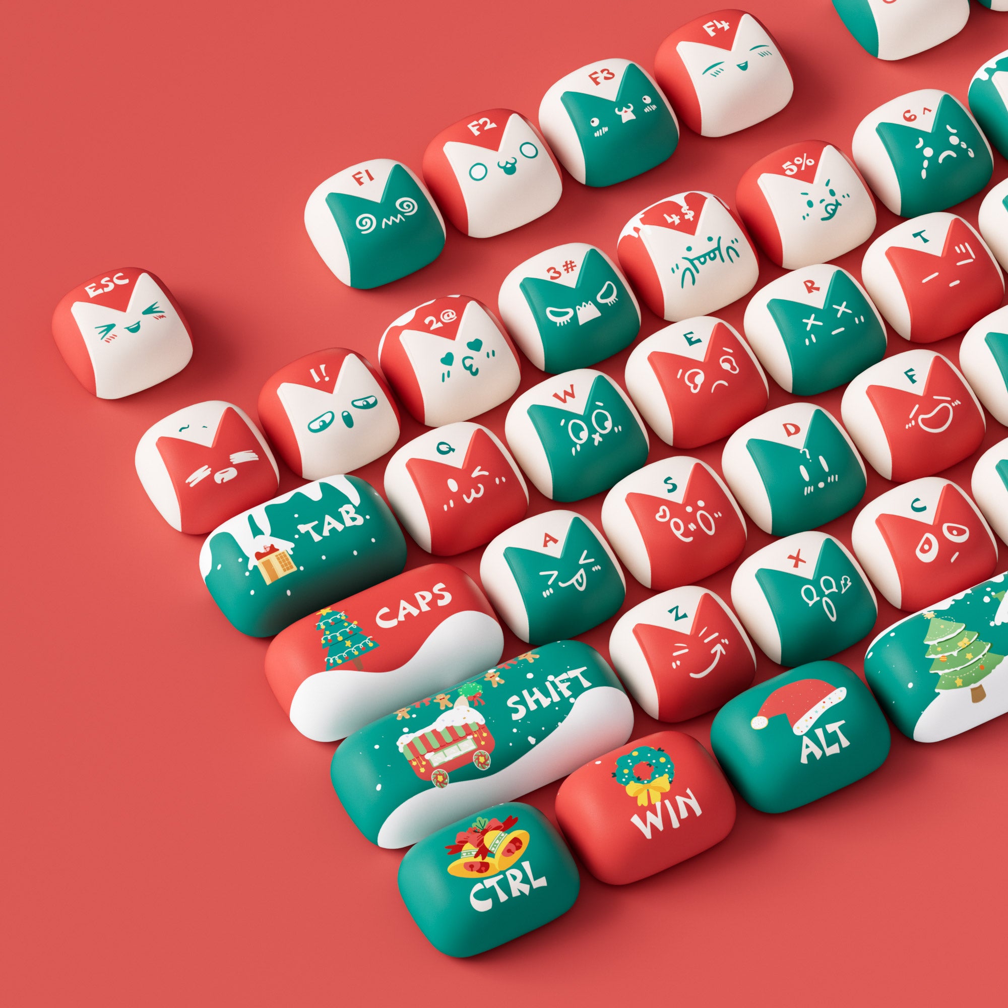 Akko Christmas Fantasy Keycap Set (137-key)