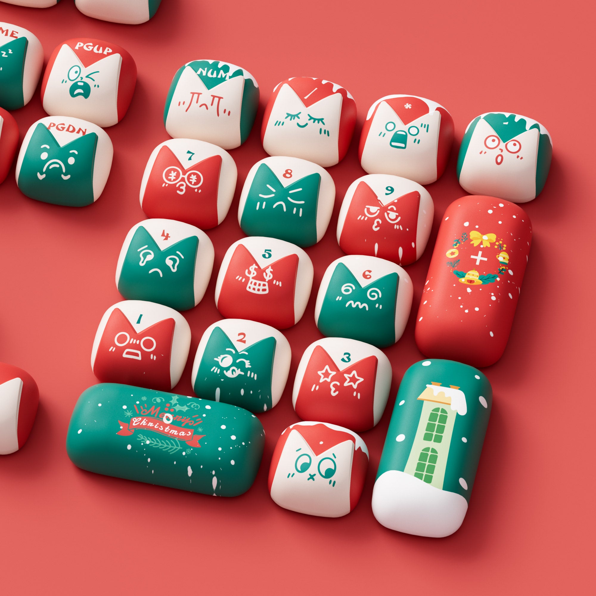 Akko Christmas Fantasy Keycap Set (137-key)