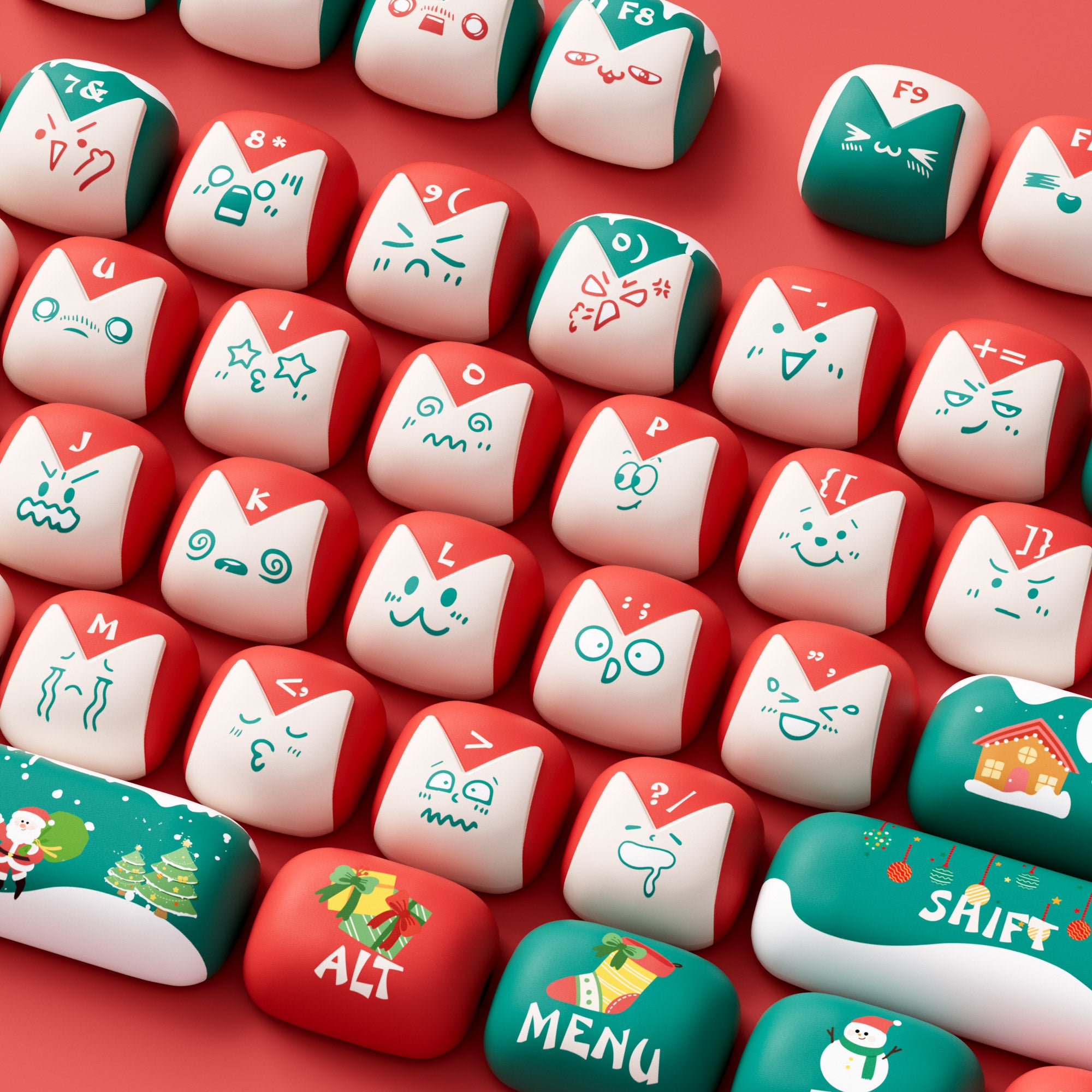 Akko Christmas Fantasy Keycap Set (137-key)