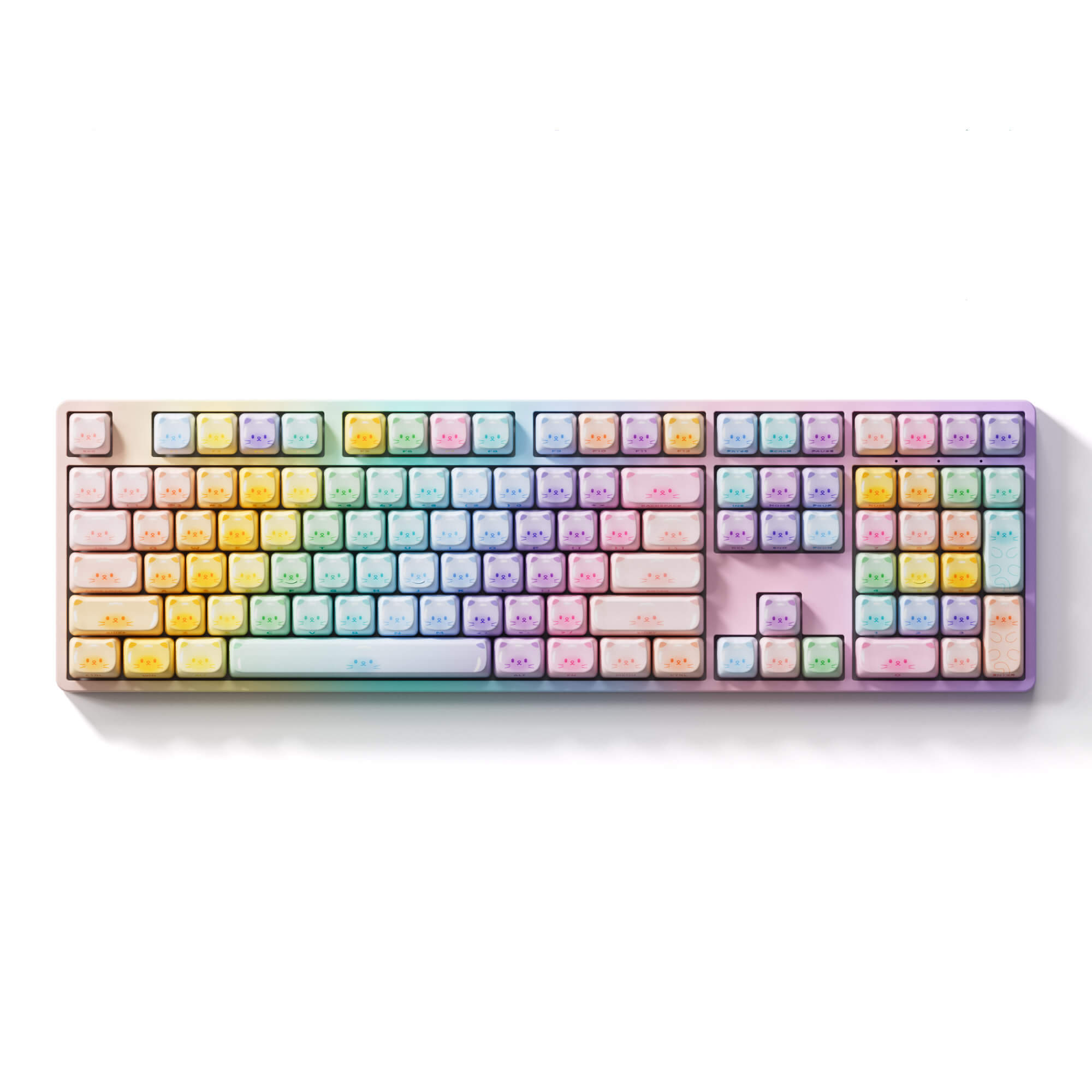Akko Colorful Cats Keycap Set (142-key)