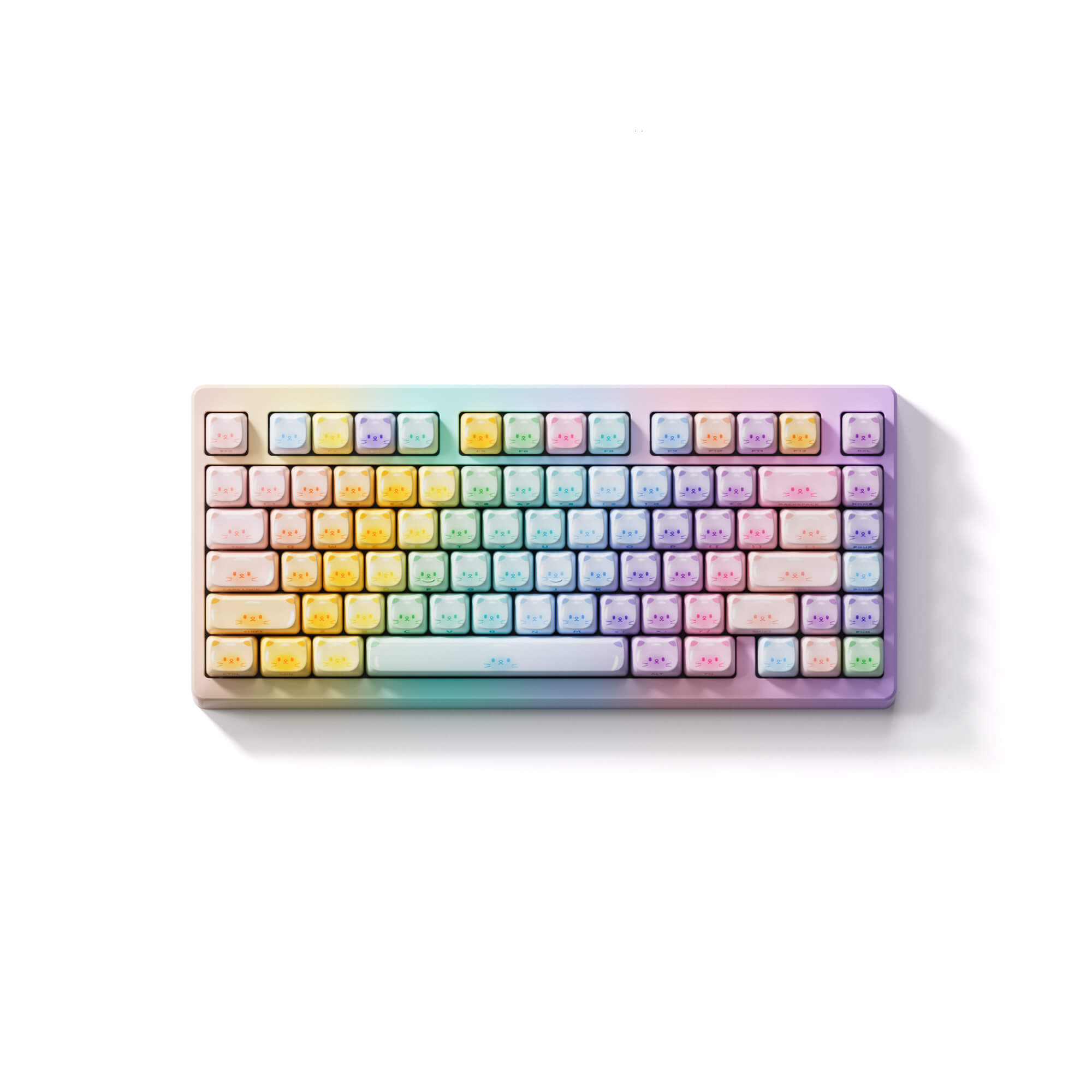 Akko Colorful Cats Keycap Set (142-key)