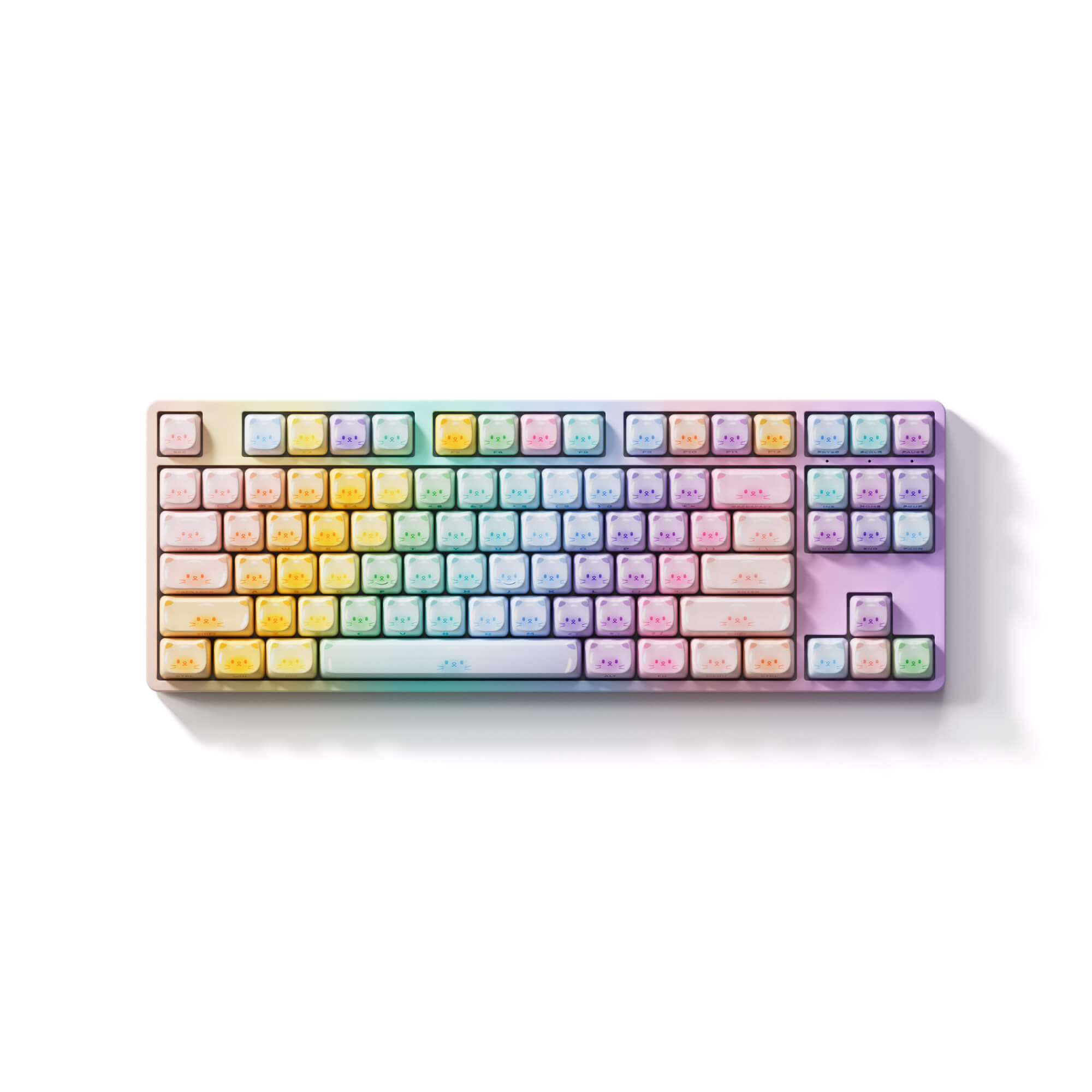 Akko Colorful Cats Keycap Set (142-key)