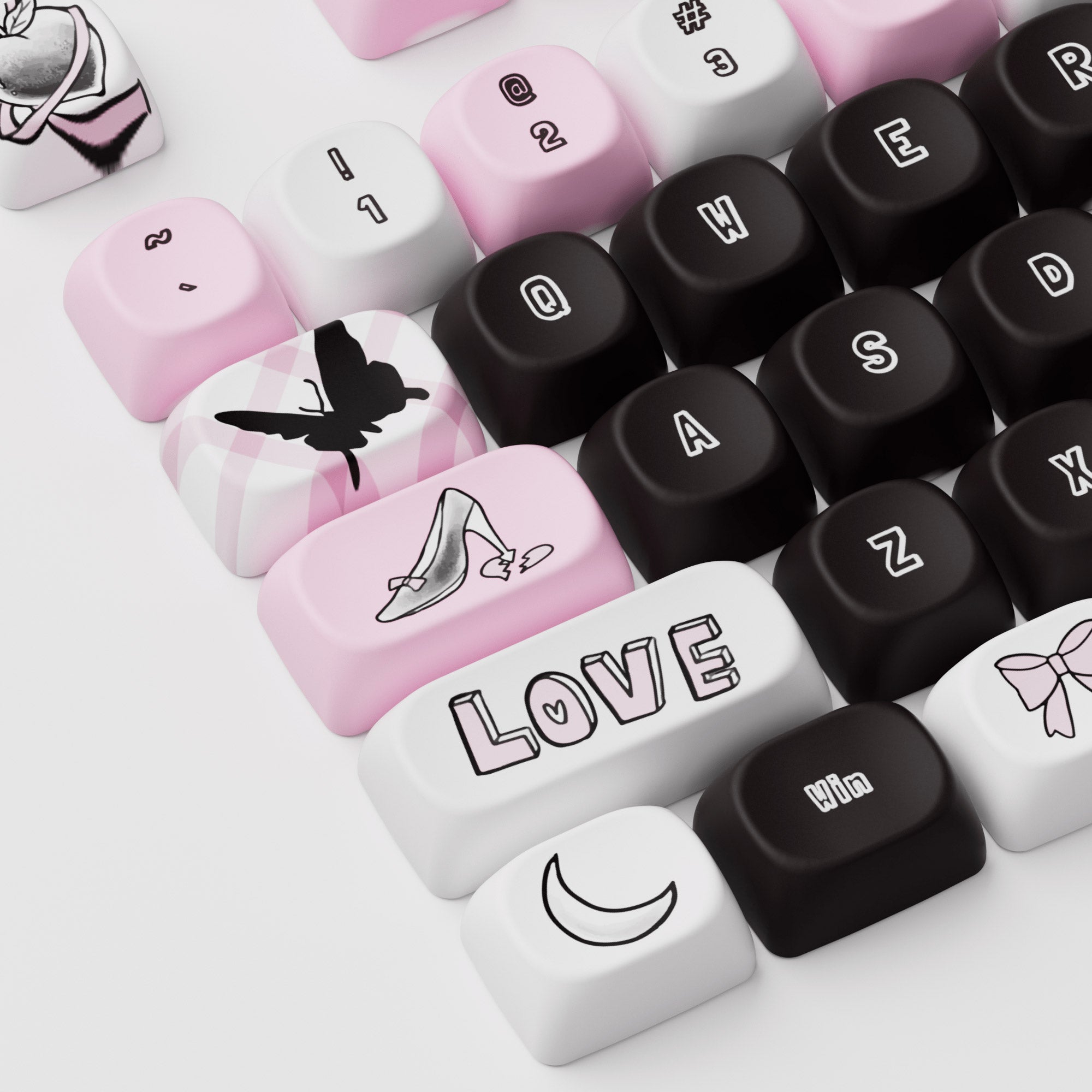 Akko Dark Angel Keycap Set (140-key)