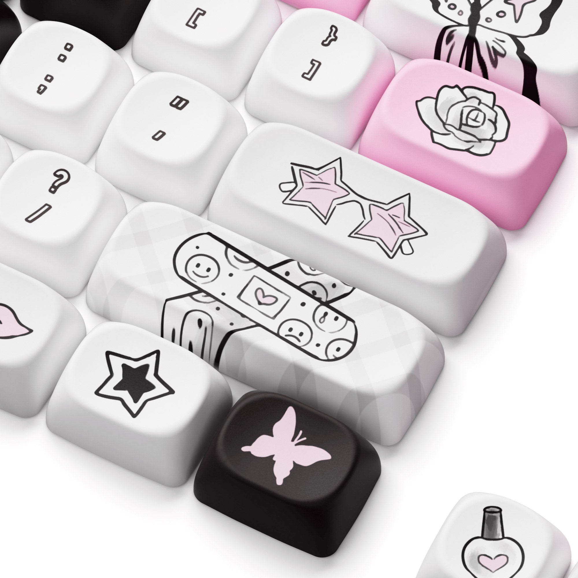 Akko Dark Angel Keycap Set (140-key)