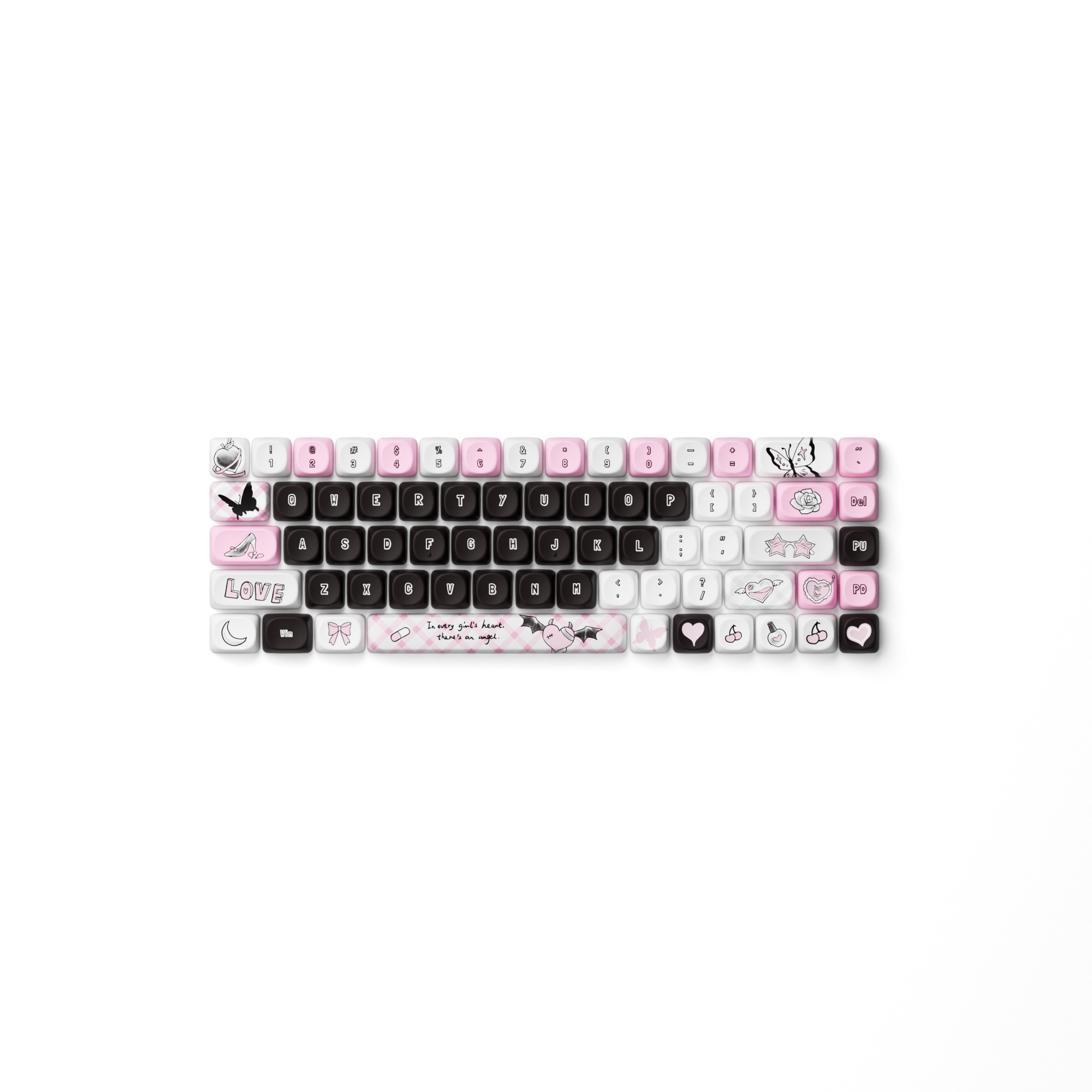 Akko Dark Angel Keycap Set (140-key)