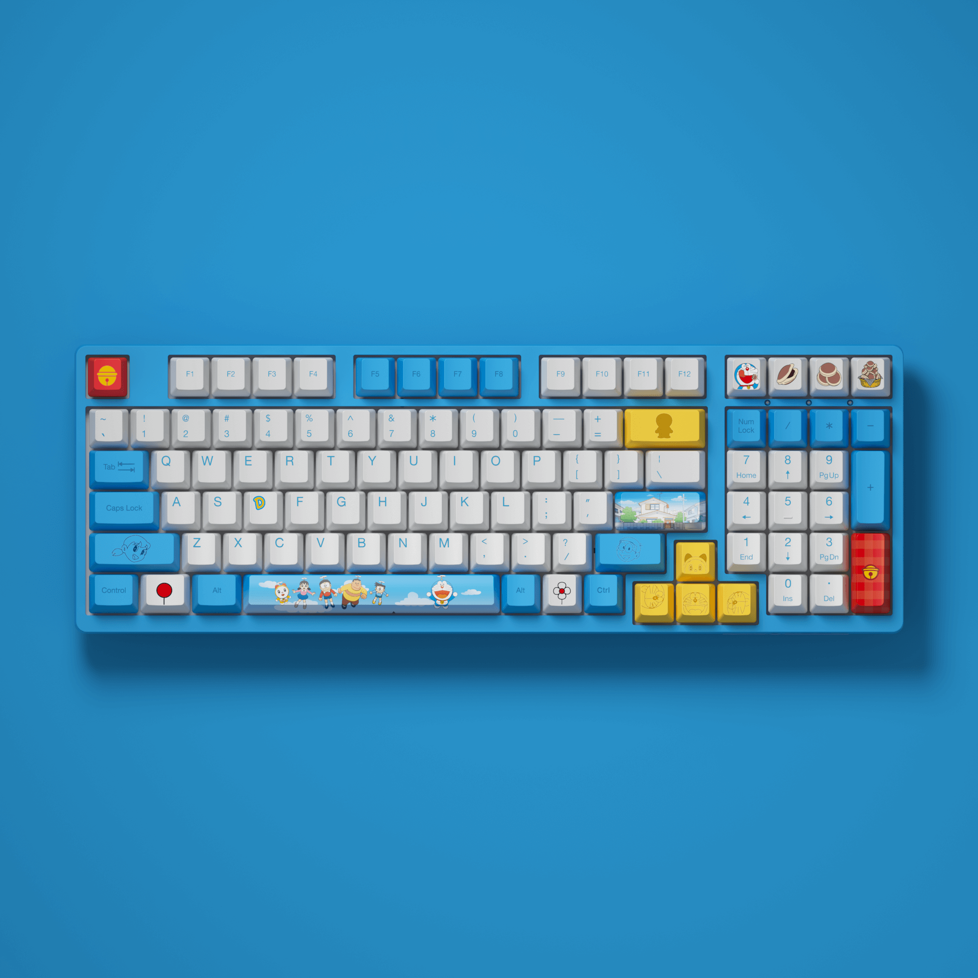Akko Doraemon Keycap Set(138-key)