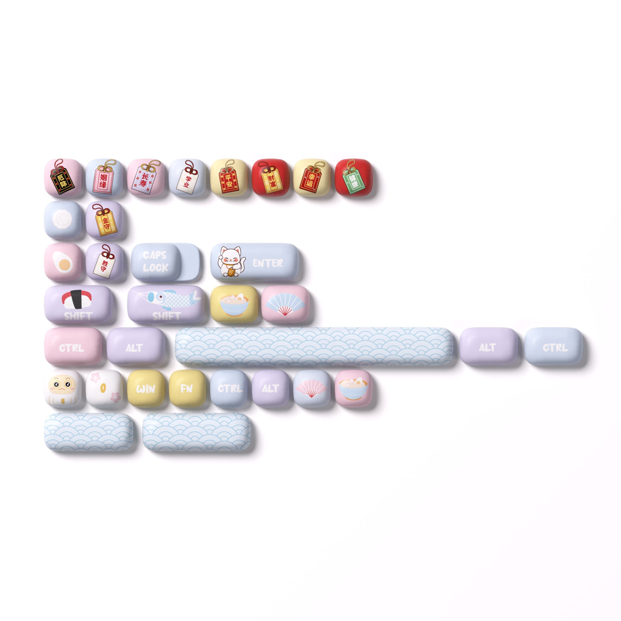 Akko Good Luck Charm Keycap Set (138-key)