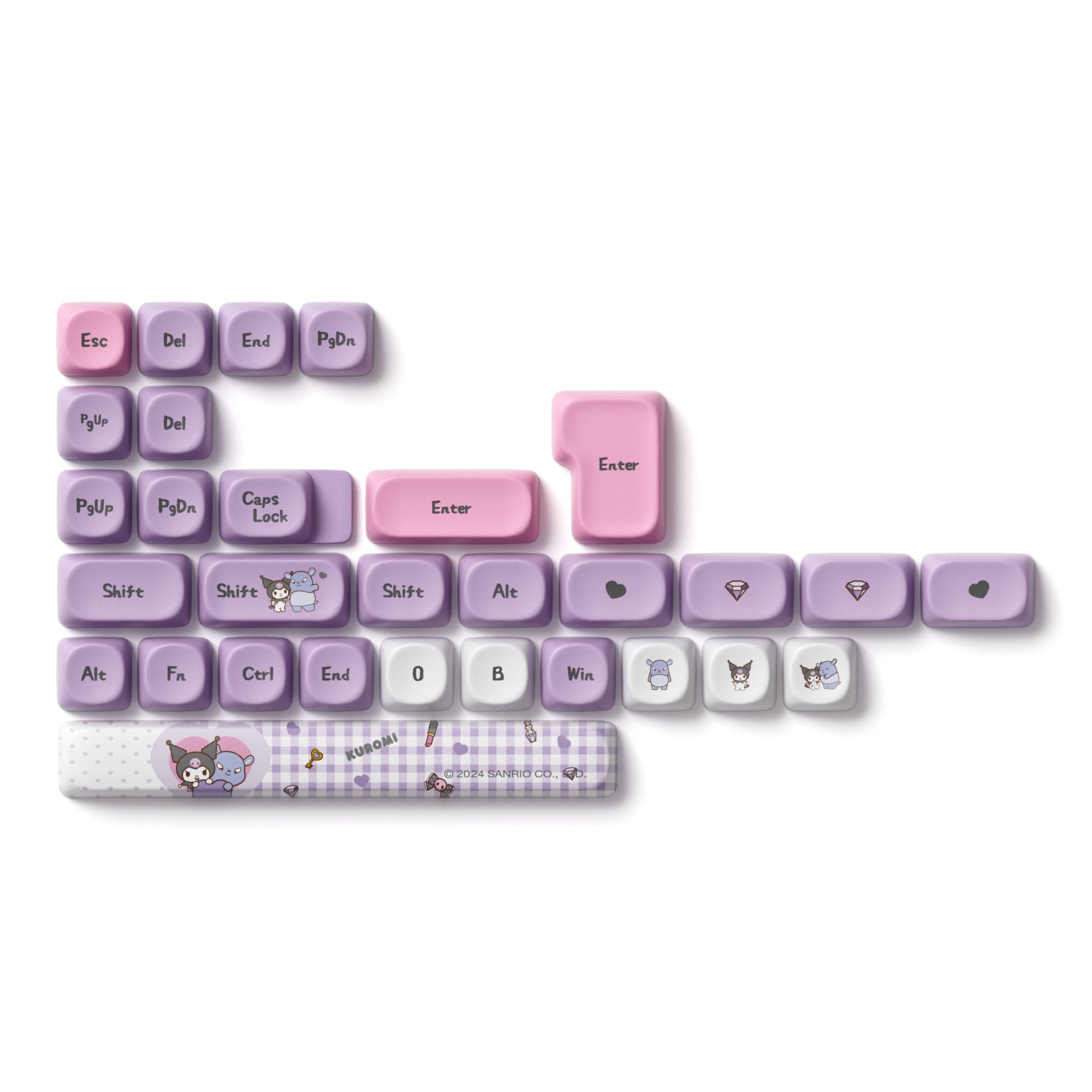 Akko Kuromi Keycap Set