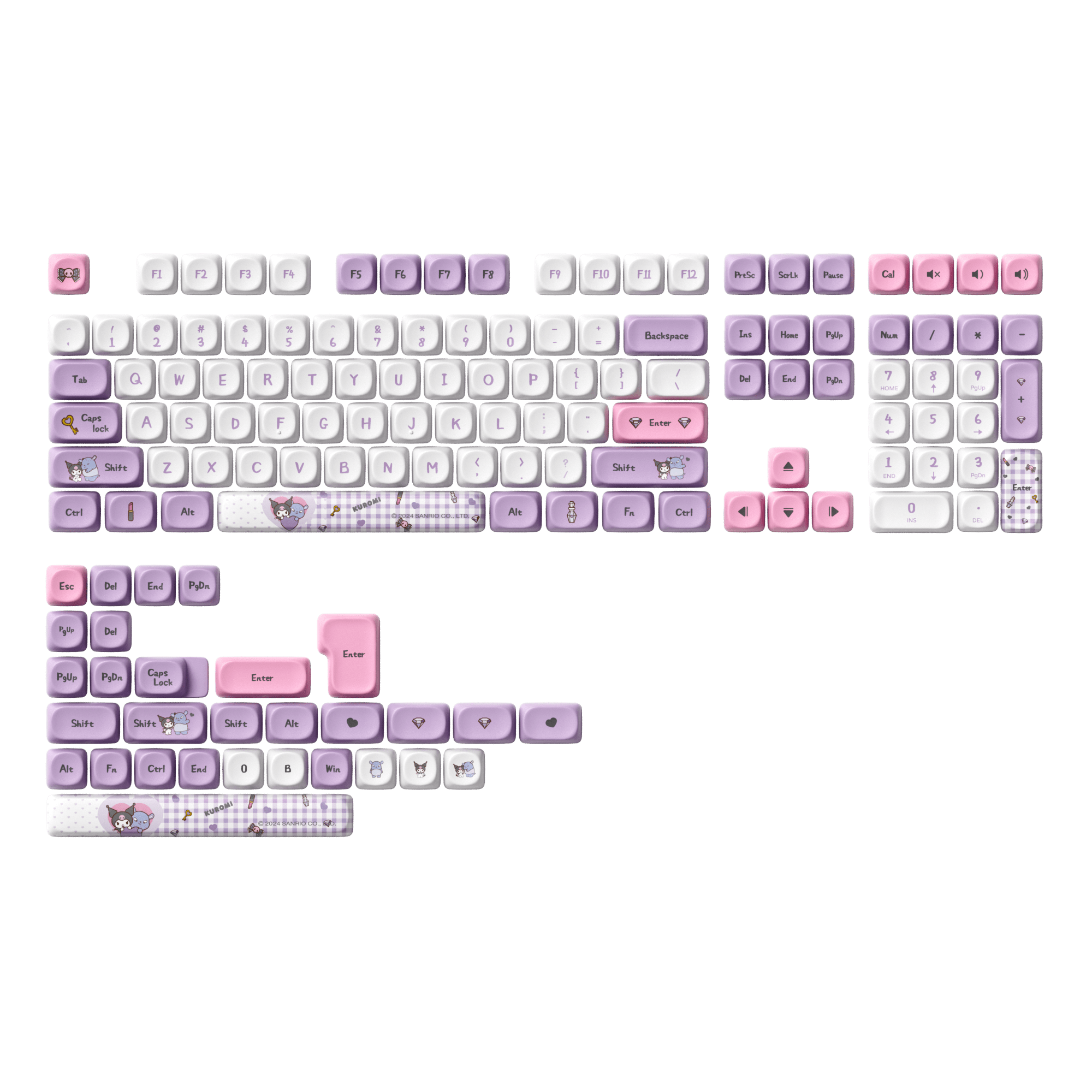 Akko Kuromi Keycap Set