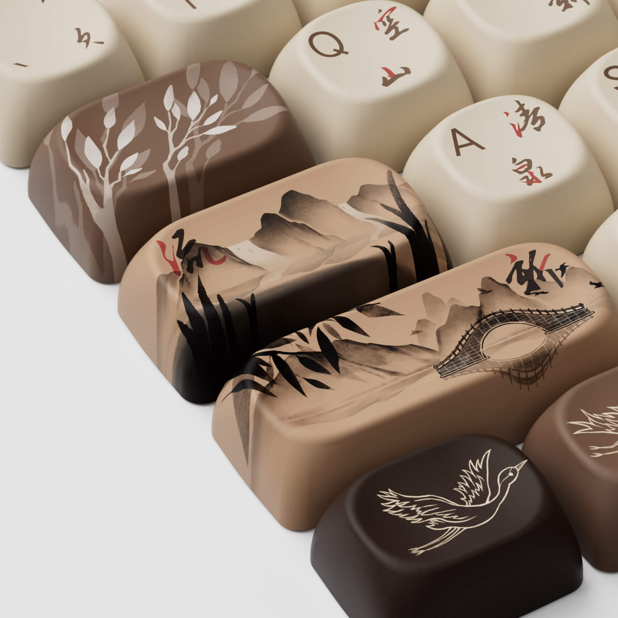 Akko Mountain Seclusion Keycap Set (140-key)