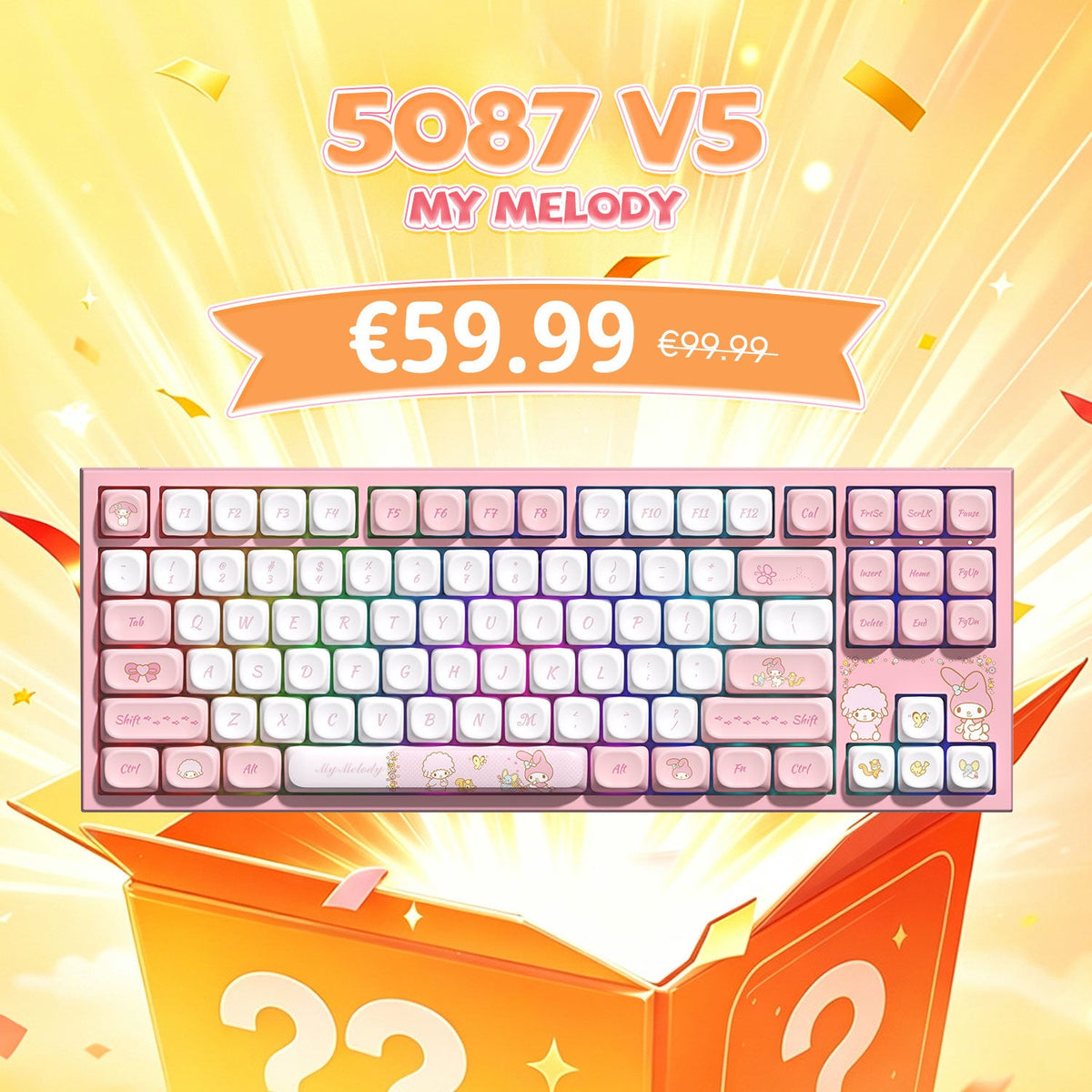 Akko's Mystery Box - 75% & 80% Collab IP Keyboard