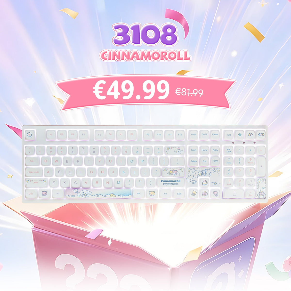 Akko's Mystery Box - Collab IP Keyboard