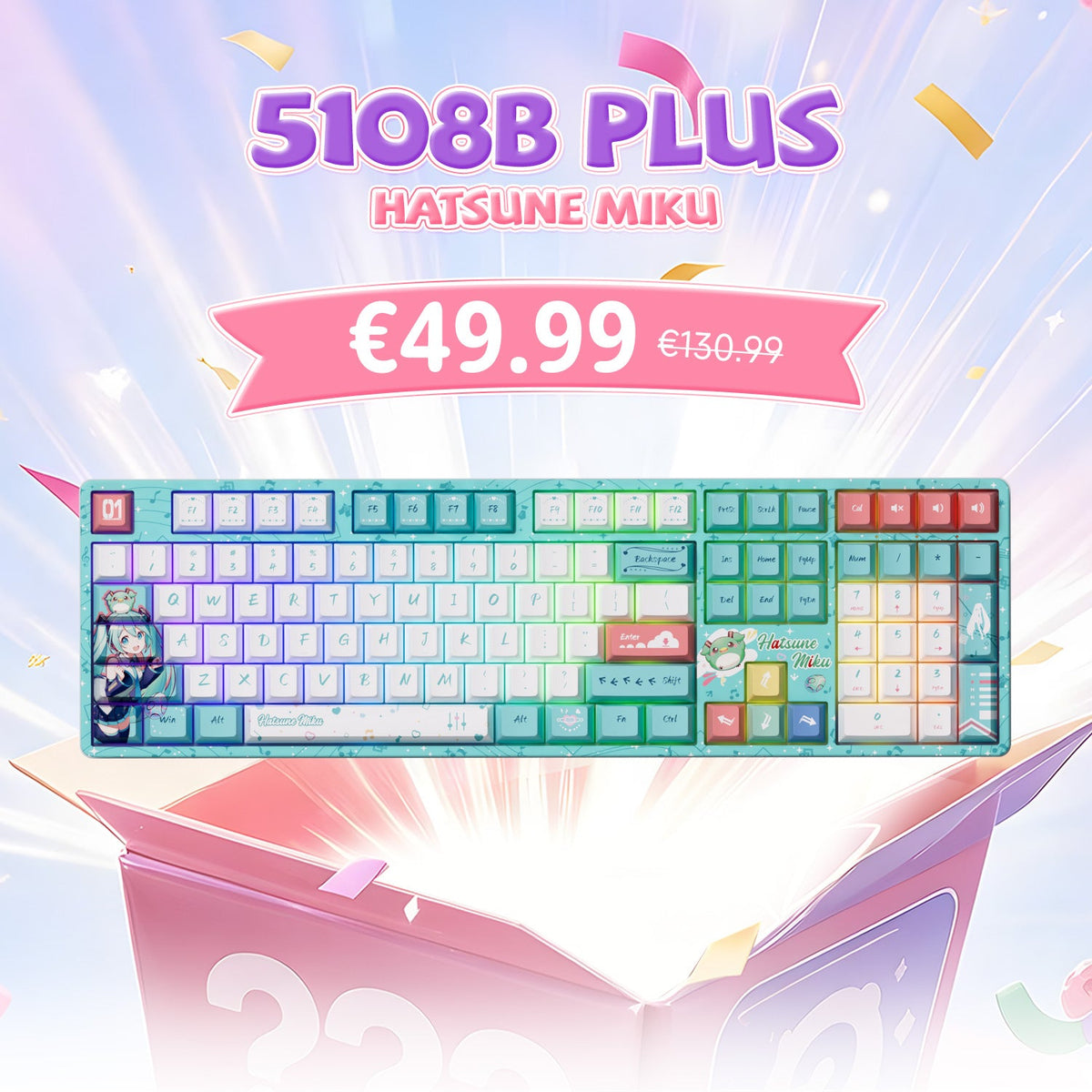 Akko's Mystery Box - Collab IP Keyboard