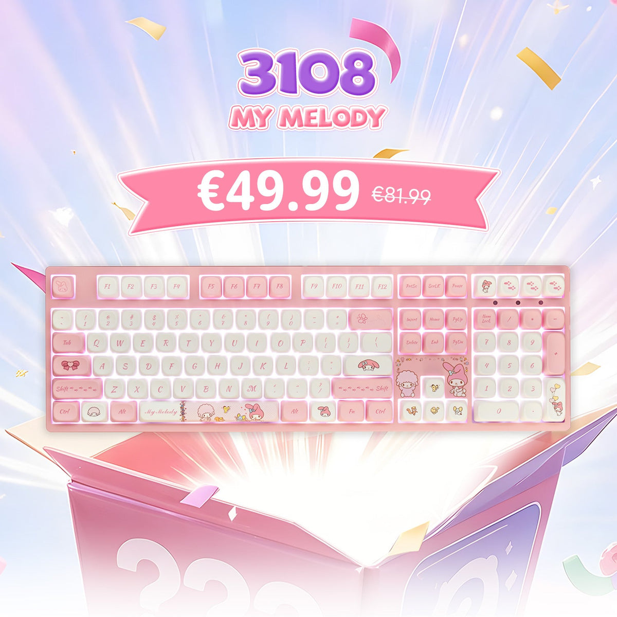 Akko's Mystery Box - Collab IP Keyboard