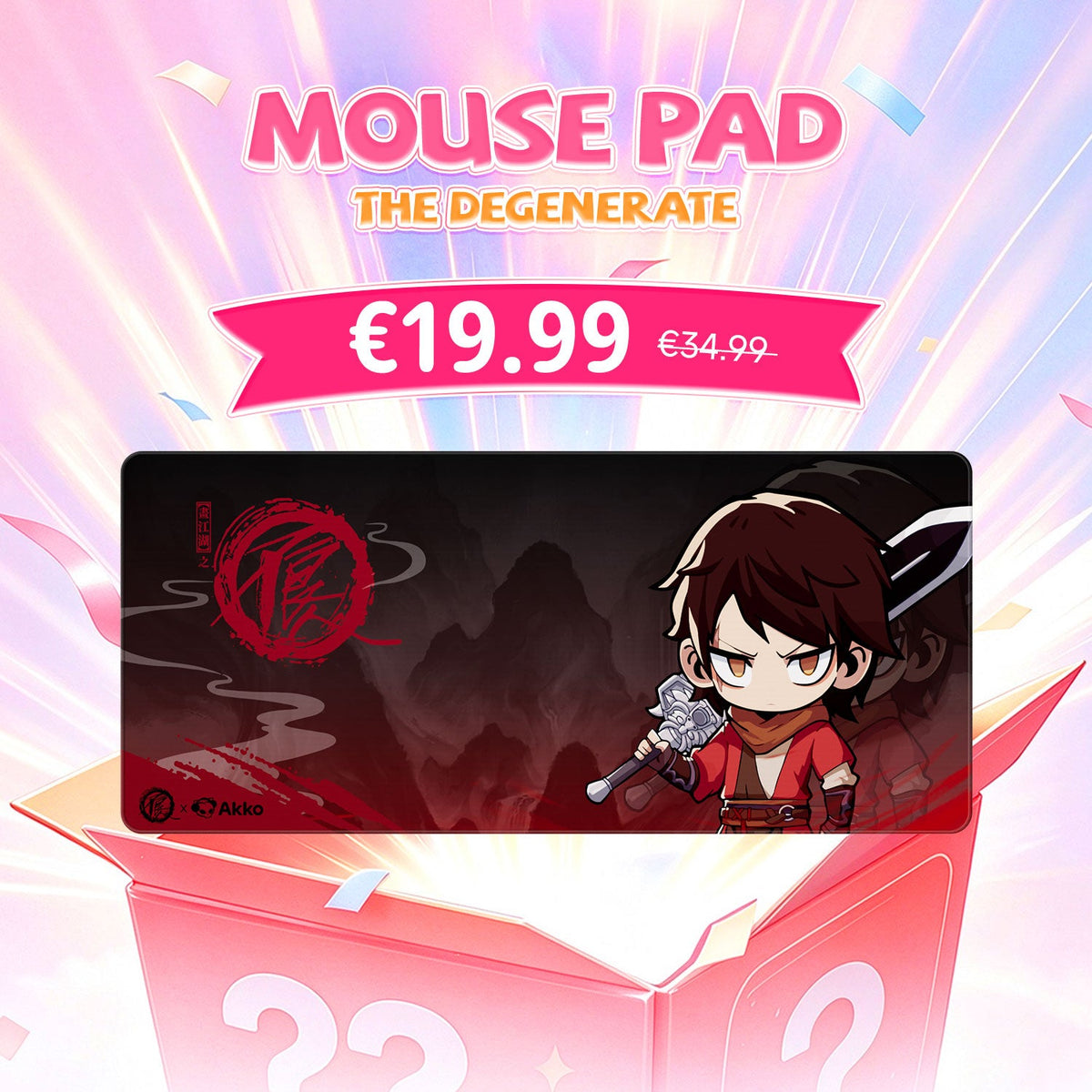 Akko's Mystery Box - Collab IP Mouse Pad