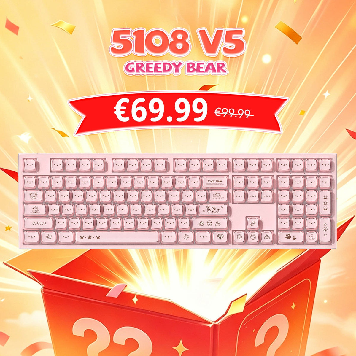 Akko's Mystery Box - Pop 100% Collab IP Keyboard