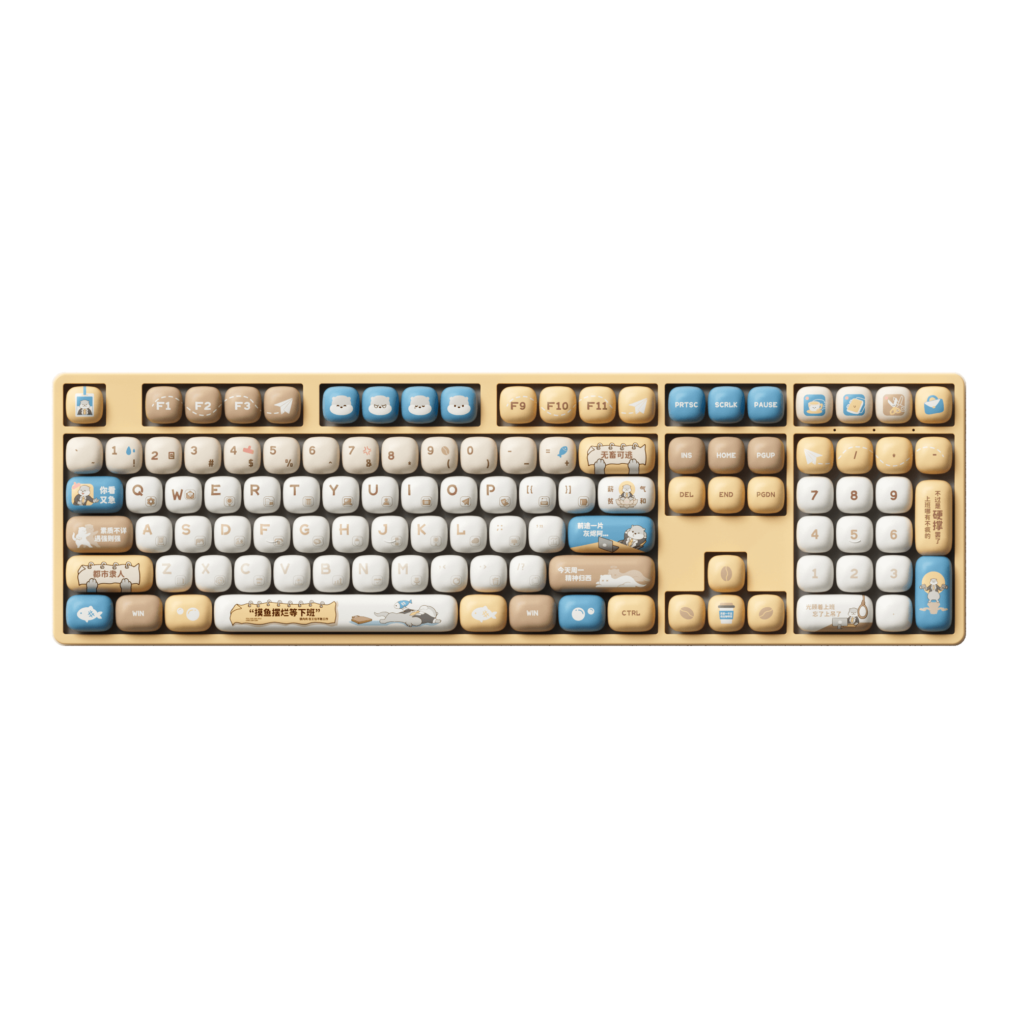 Akko Otter Hustle Keycap Set (138-key)