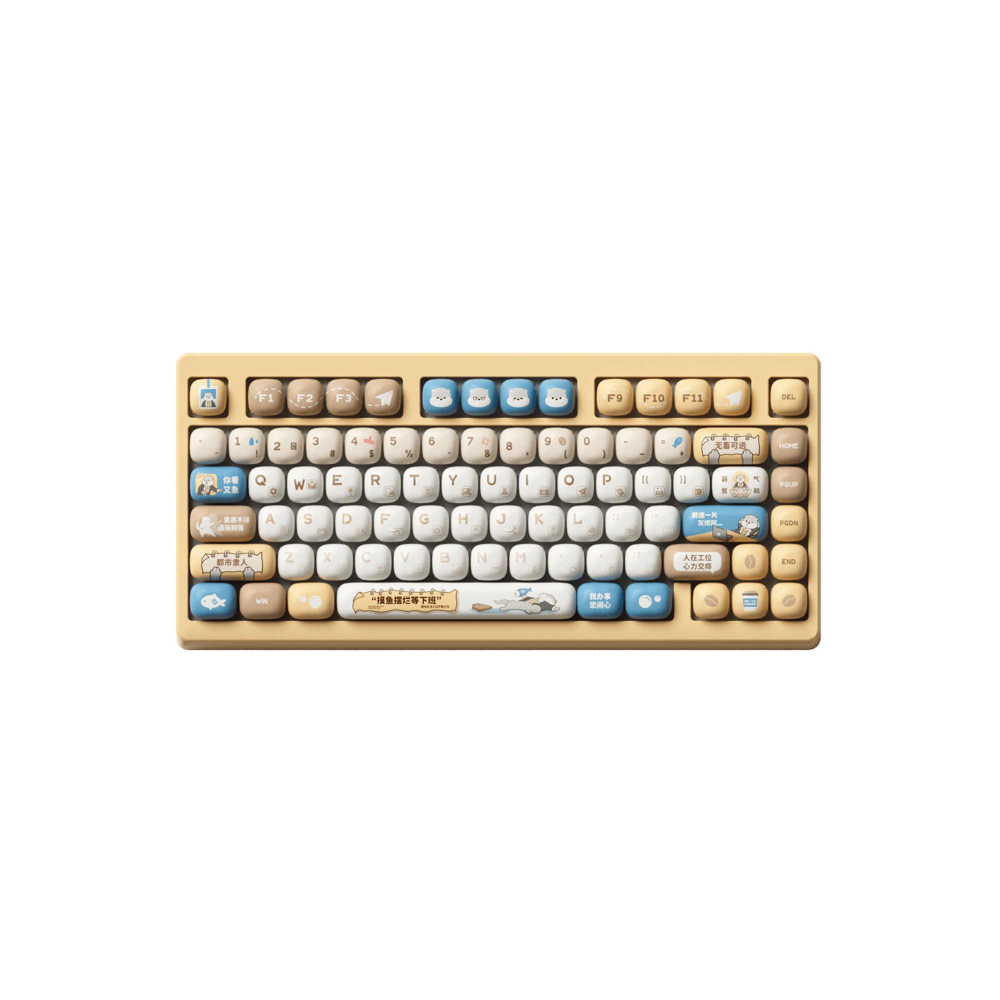 Akko Otter Hustle Keycap Set (138-key)
