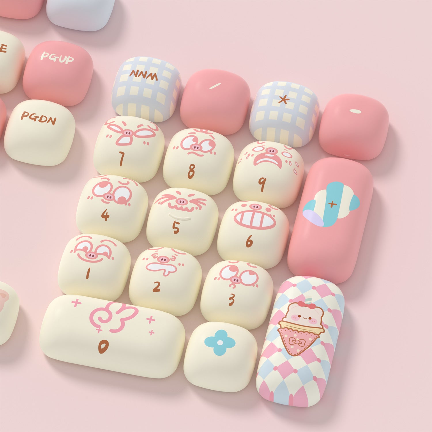 Akko Piggy Party Keycap Set (139-key)