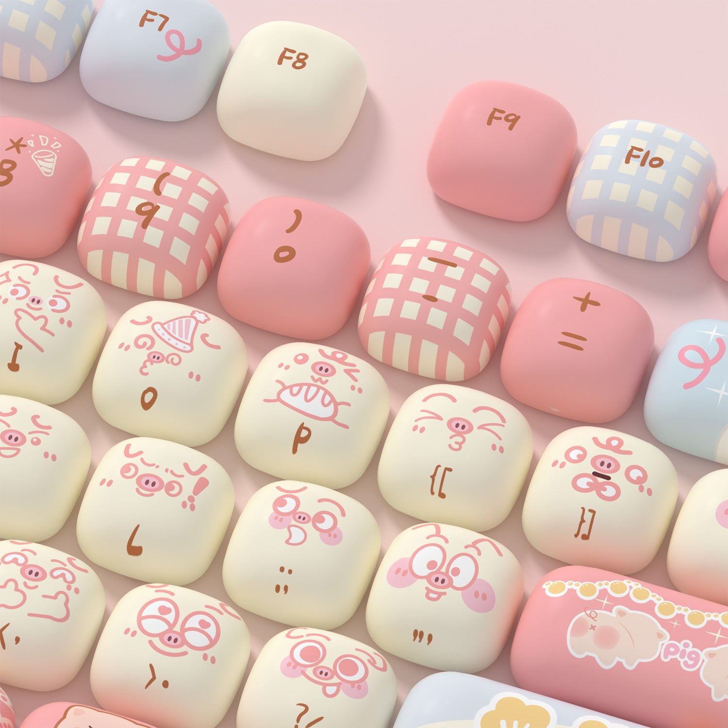 Akko Piggy Party Keycap Set (139-key)