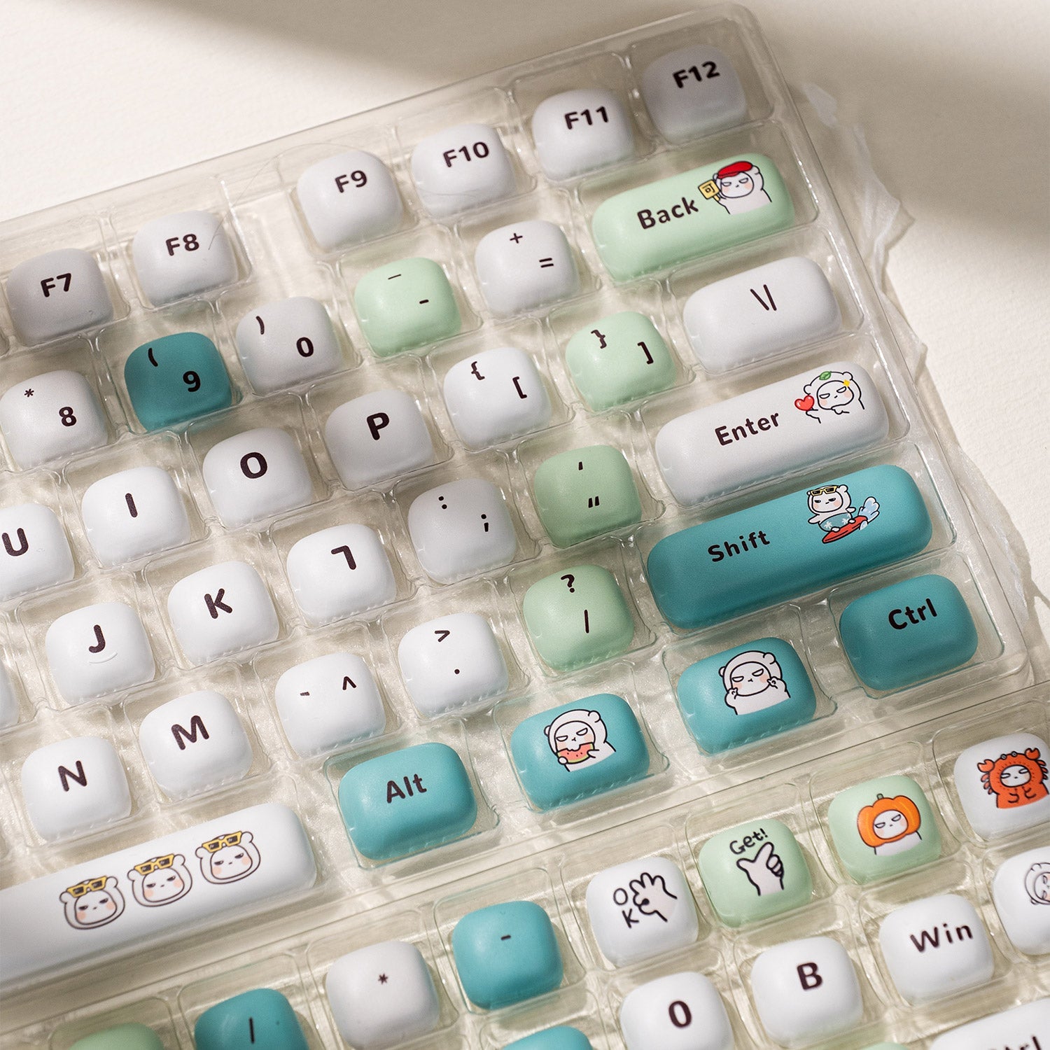 POCO Family - POCO Bear Keycap Set Right Key Details