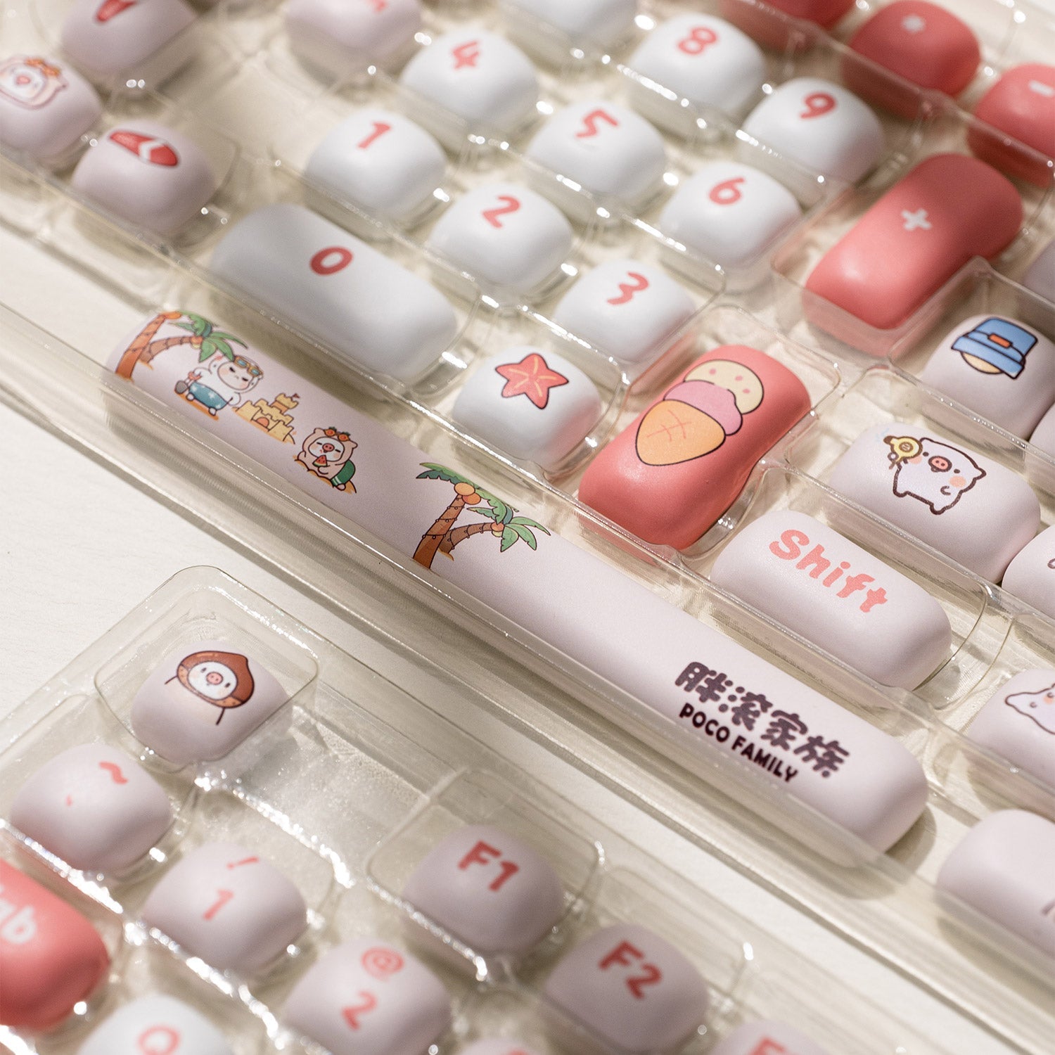 POCO Family - POCO Pig Keycap Set Key Details