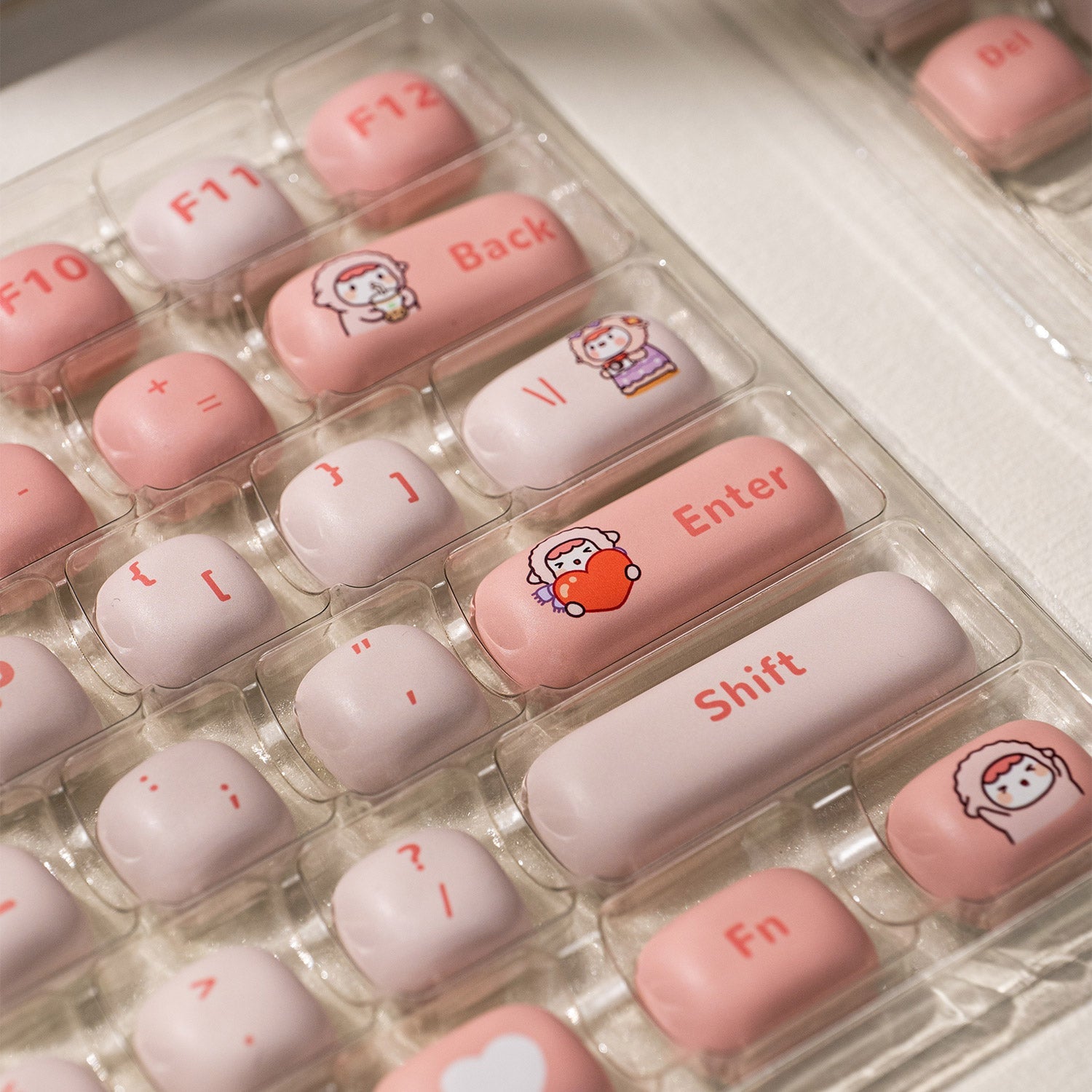 POCO Family - POCO Sheep Keycap Set Right Section Key Details