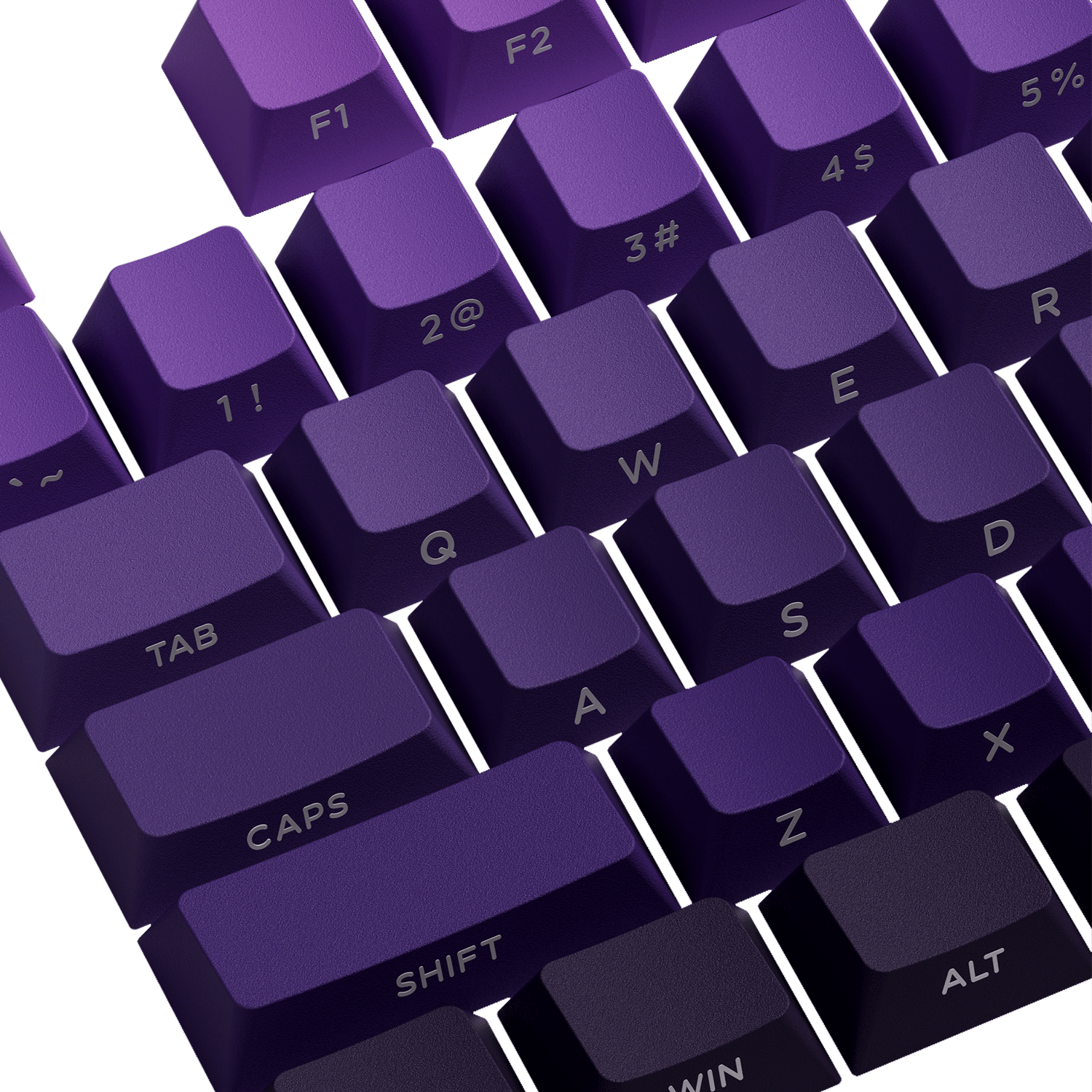 Purple Gradient Keycap Set Key Details