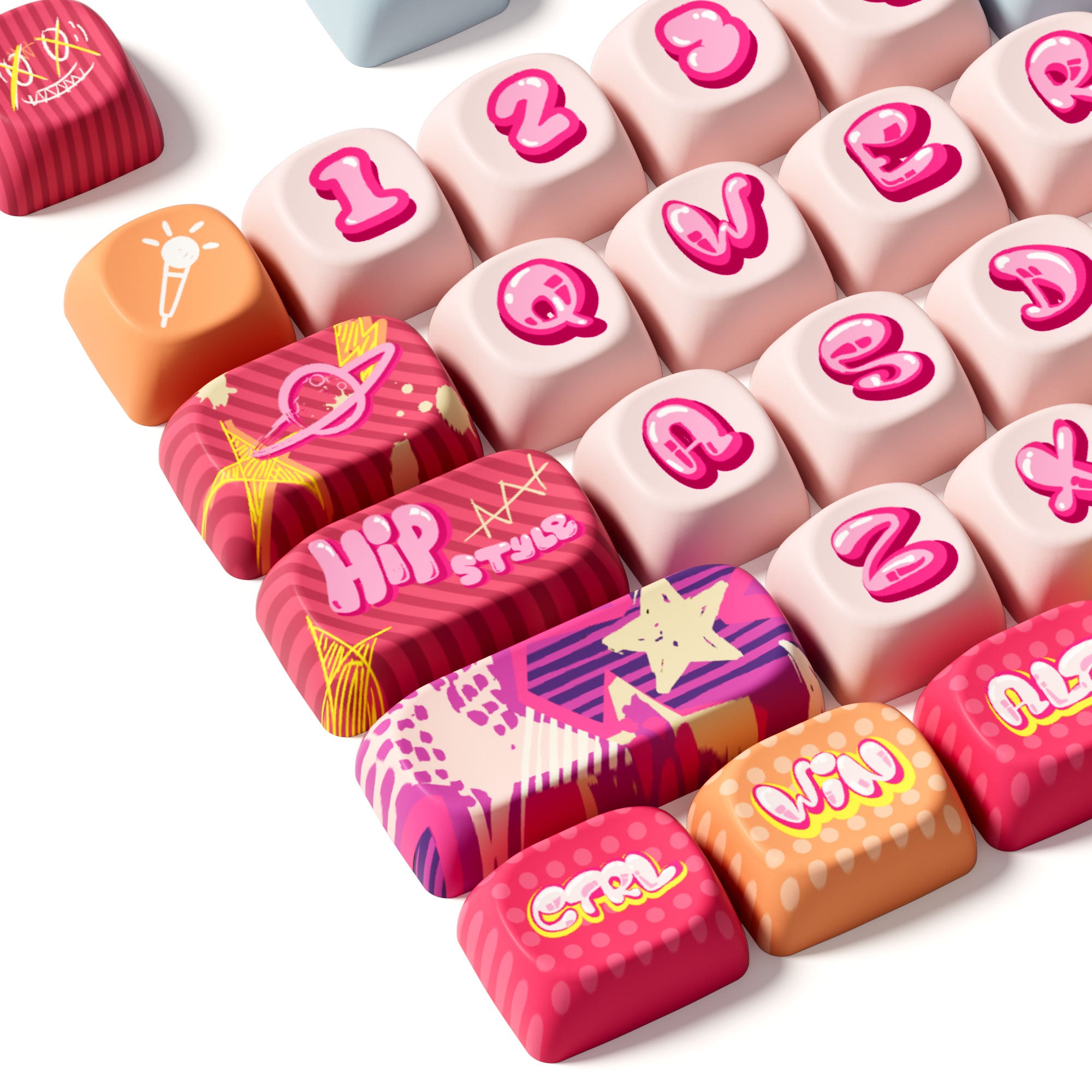 Akko Rainbow Candy Keycap Set (140-key)