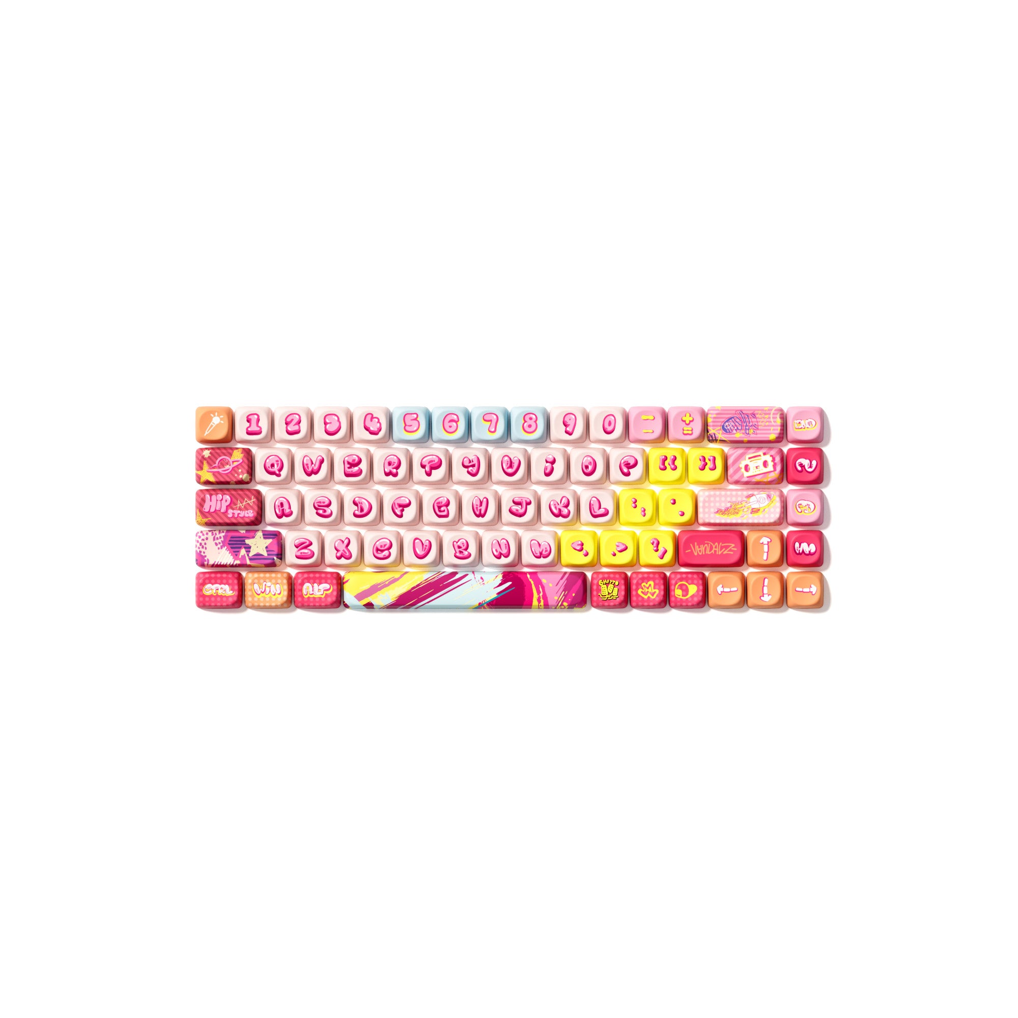 Akko Rainbow Candy Keycap Set (140-key)