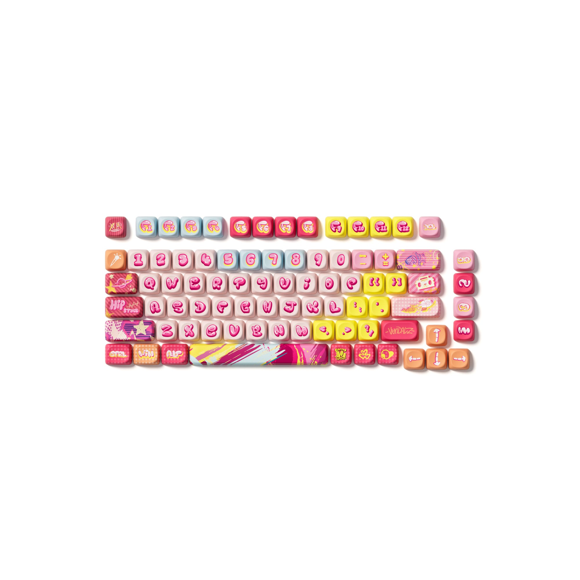 Akko Rainbow Candy Keycap Set (140-key)