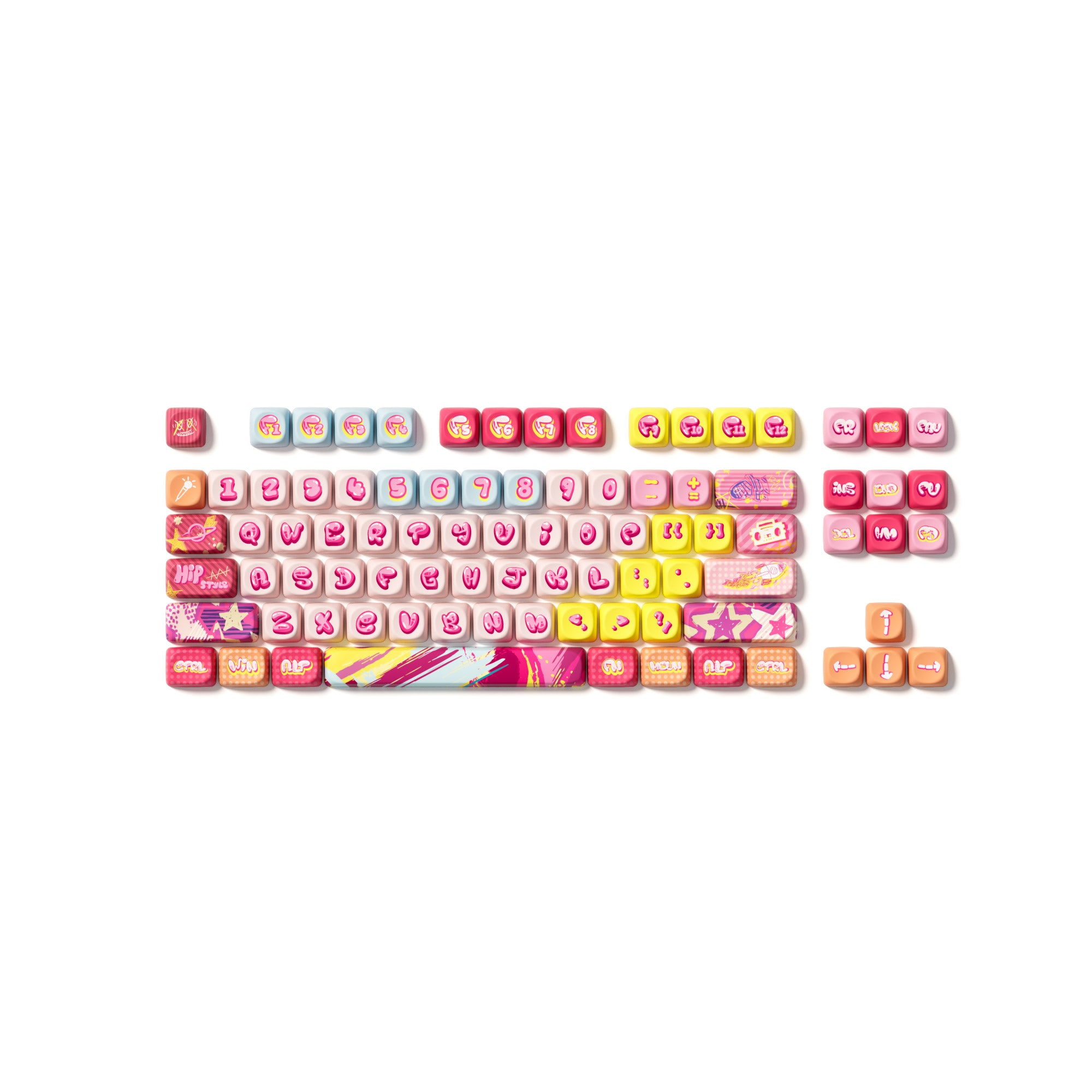 Akko Rainbow Candy Keycap Set (140-key)