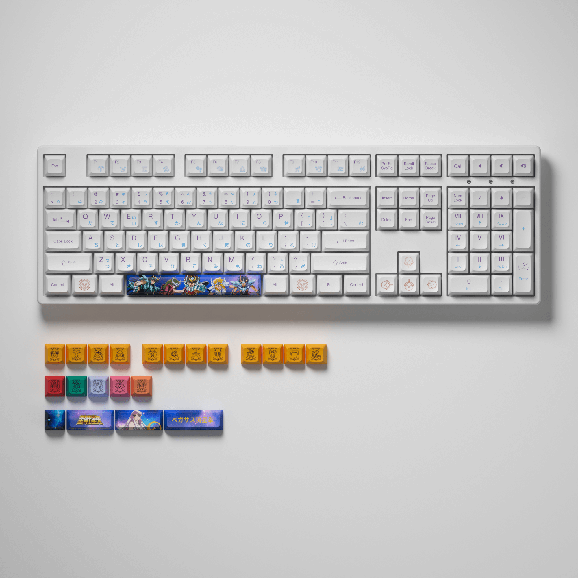 Akko Saint Seiya Keycap Set (145-key)