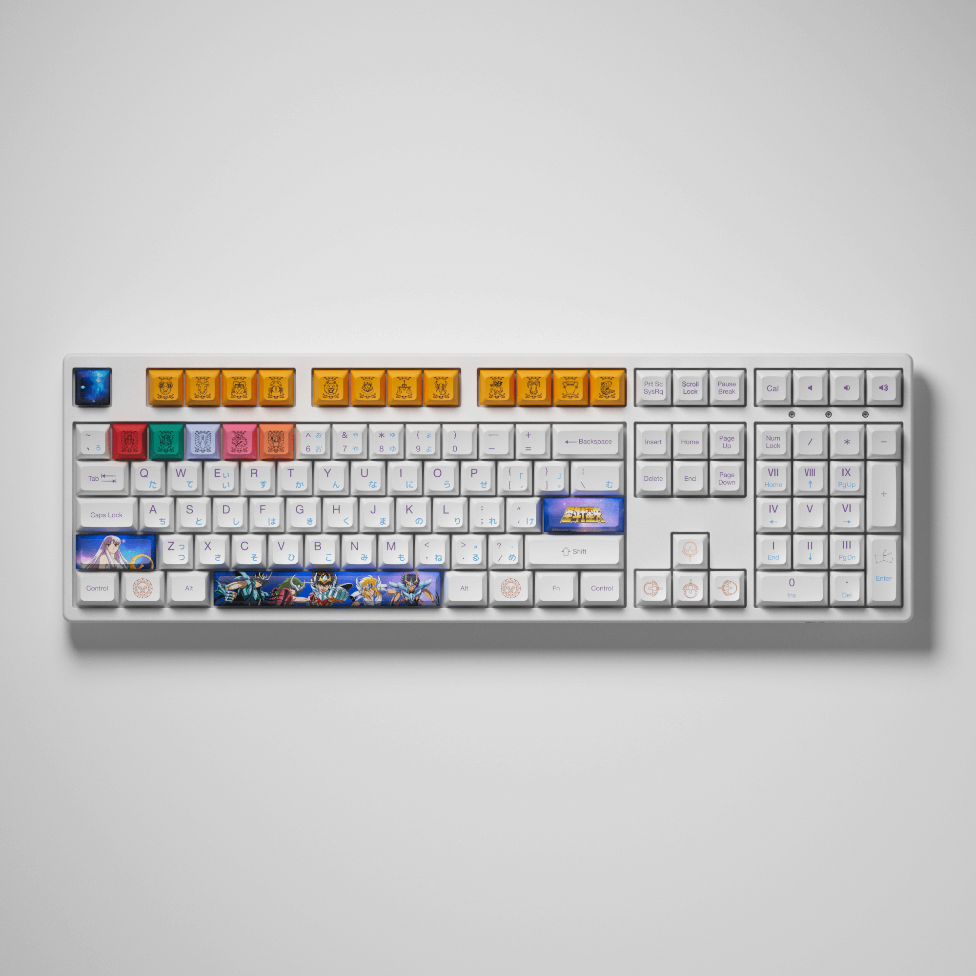 Akko Saint Seiya Keycap Set (145-key)