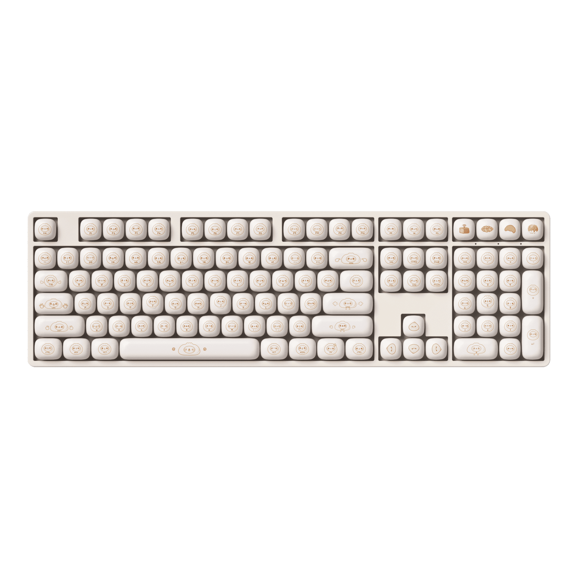Akko Steamed Buns Keycap Set (144-key)