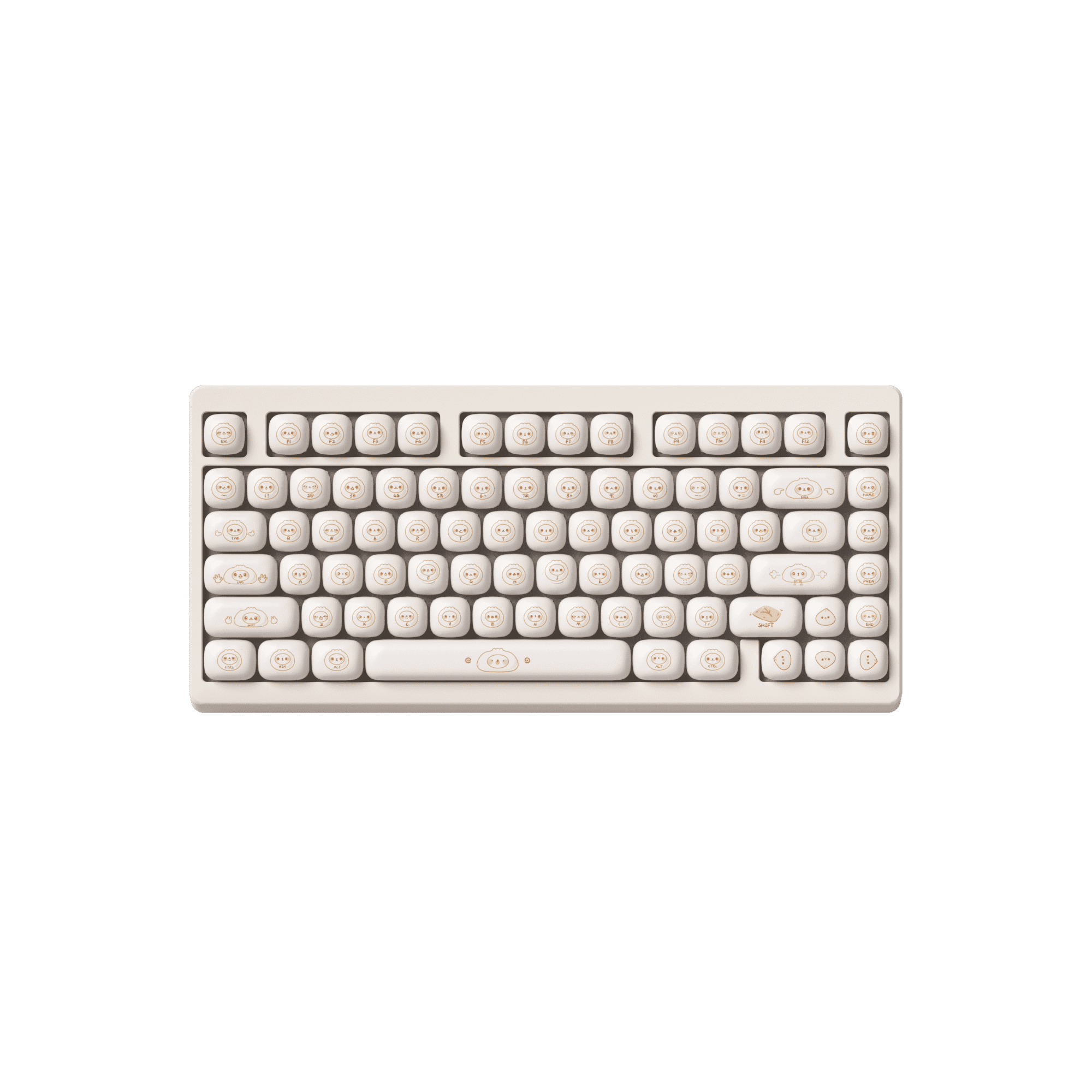 Akko Steamed Buns Keycap Set (144-key)