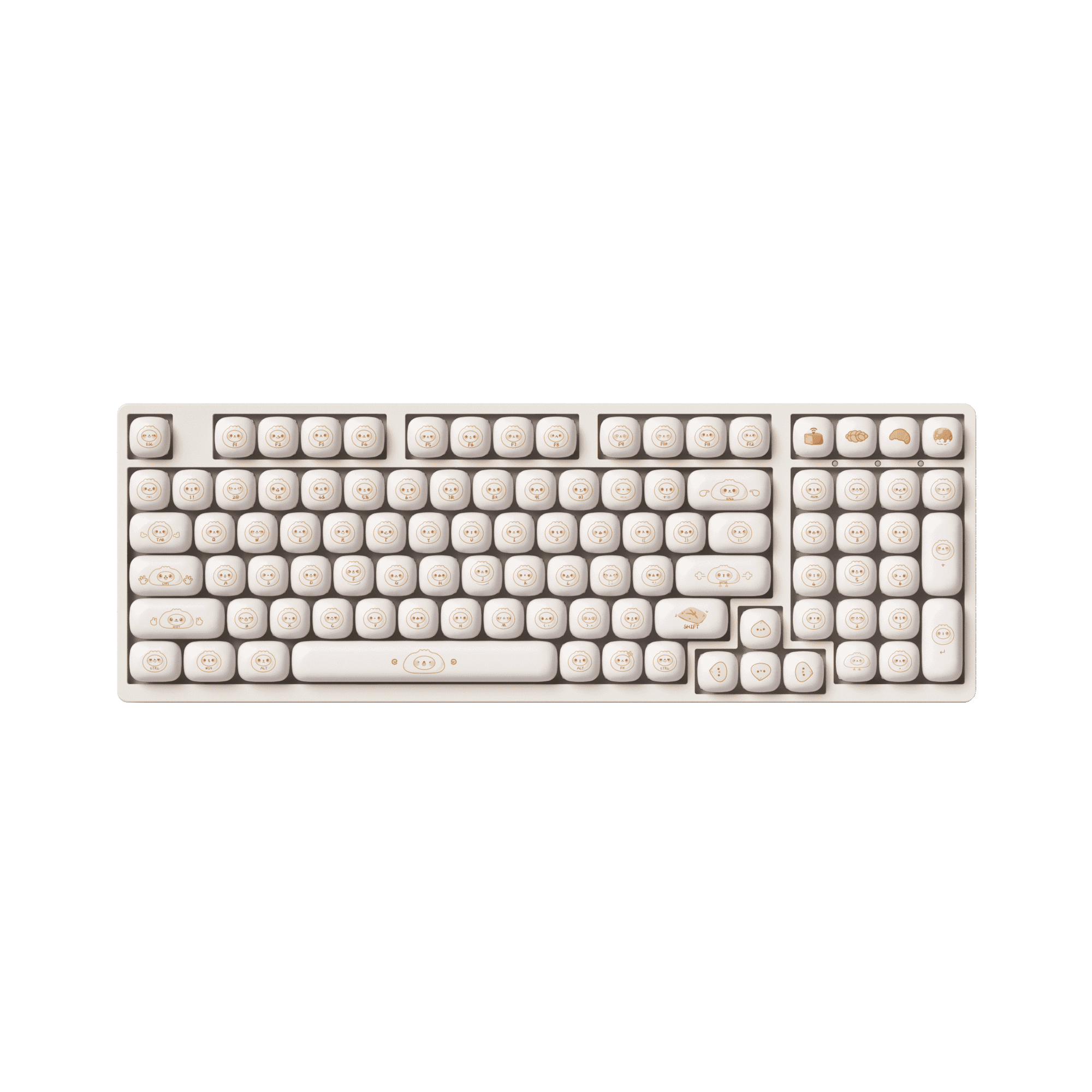 Akko Steamed Buns Keycap Set (144-key)