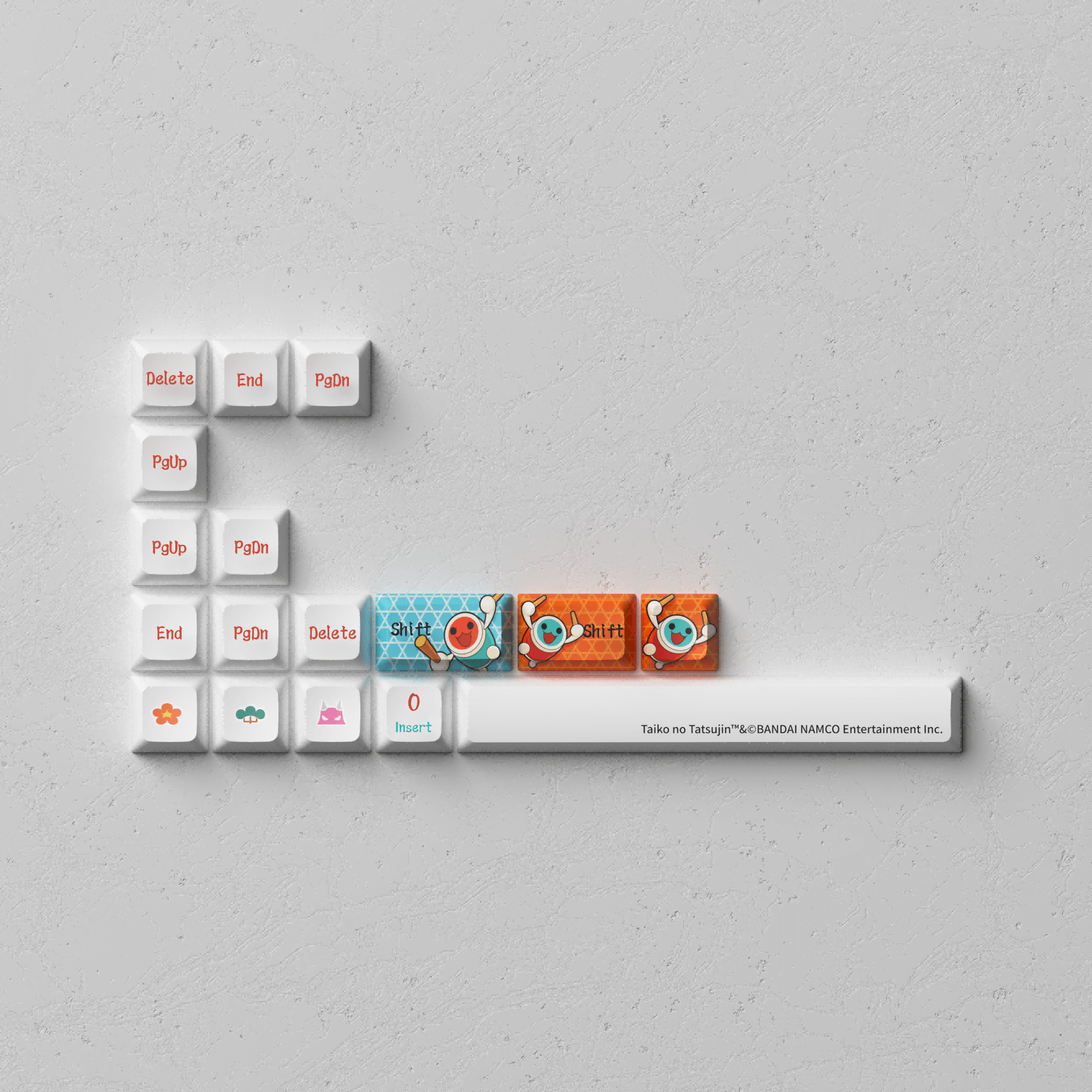 Akko Taiko no Tatsujin Keycap Set (137-Key)