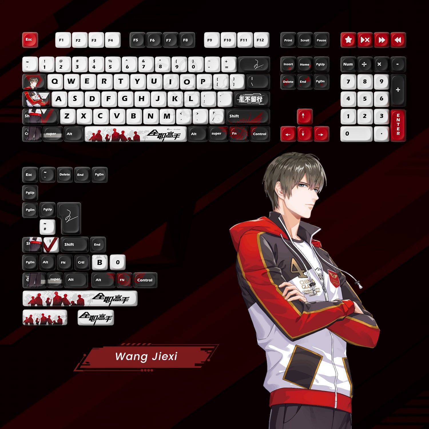 Akko The King's Avatar Keycap Set (137-key)