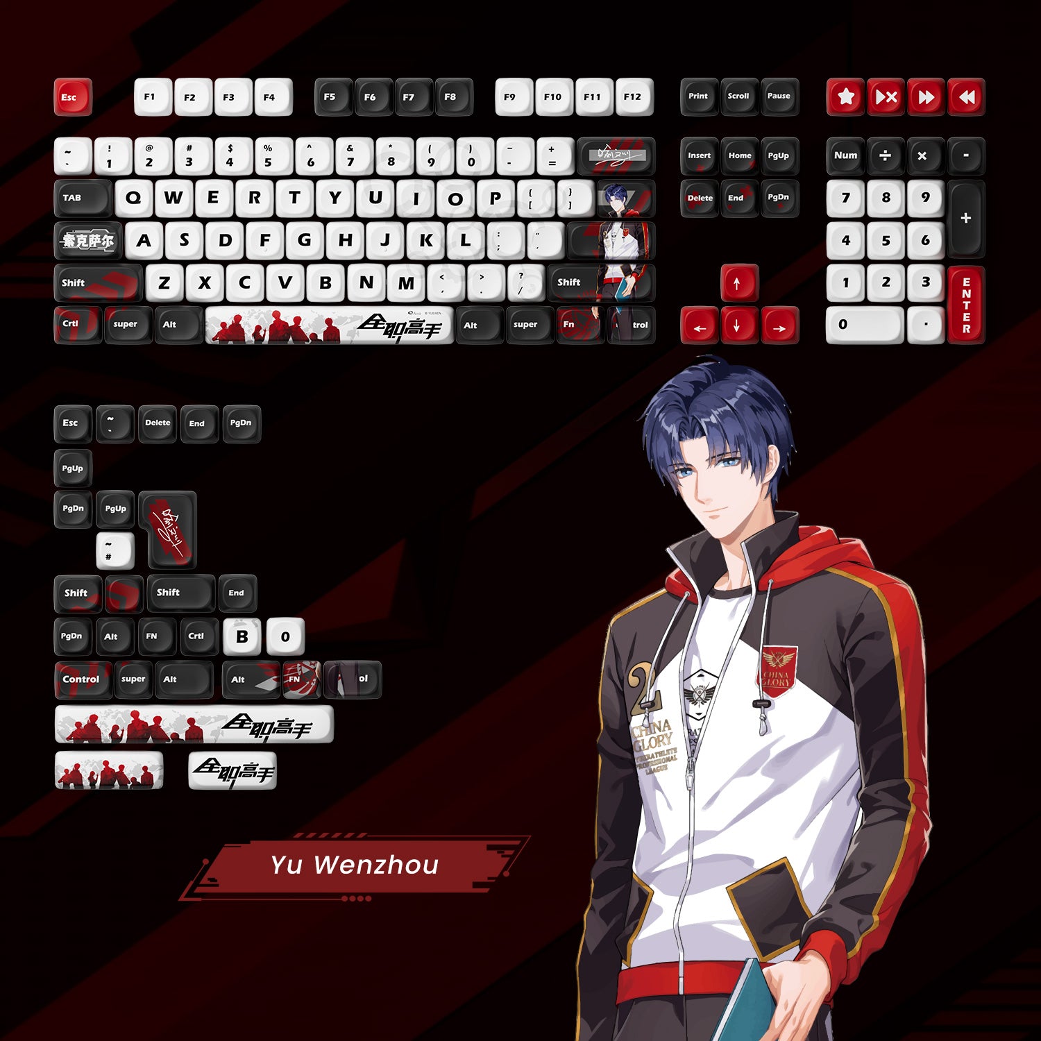 Akko The King's Avatar Keycap Set (137-key)