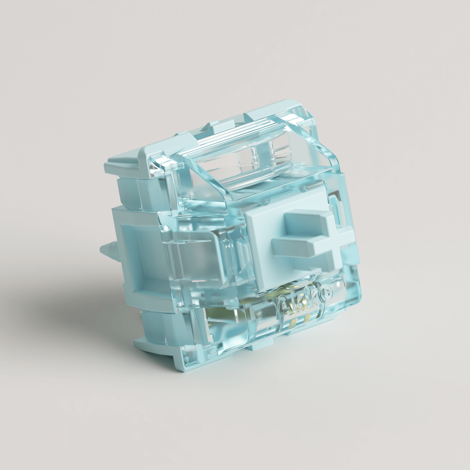 Akko V5 Creamy Blue Pro Switch Top and Side Details